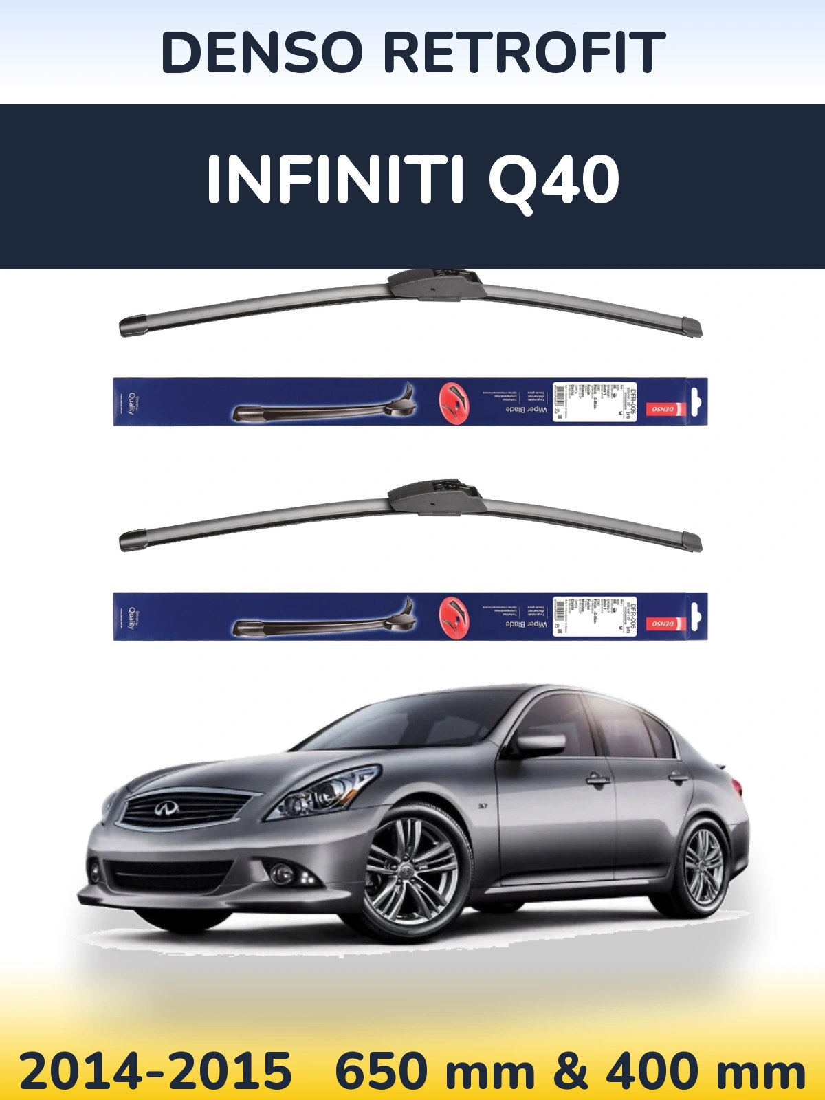 Torkarblad Denso Retrofit för Infiniti Q40