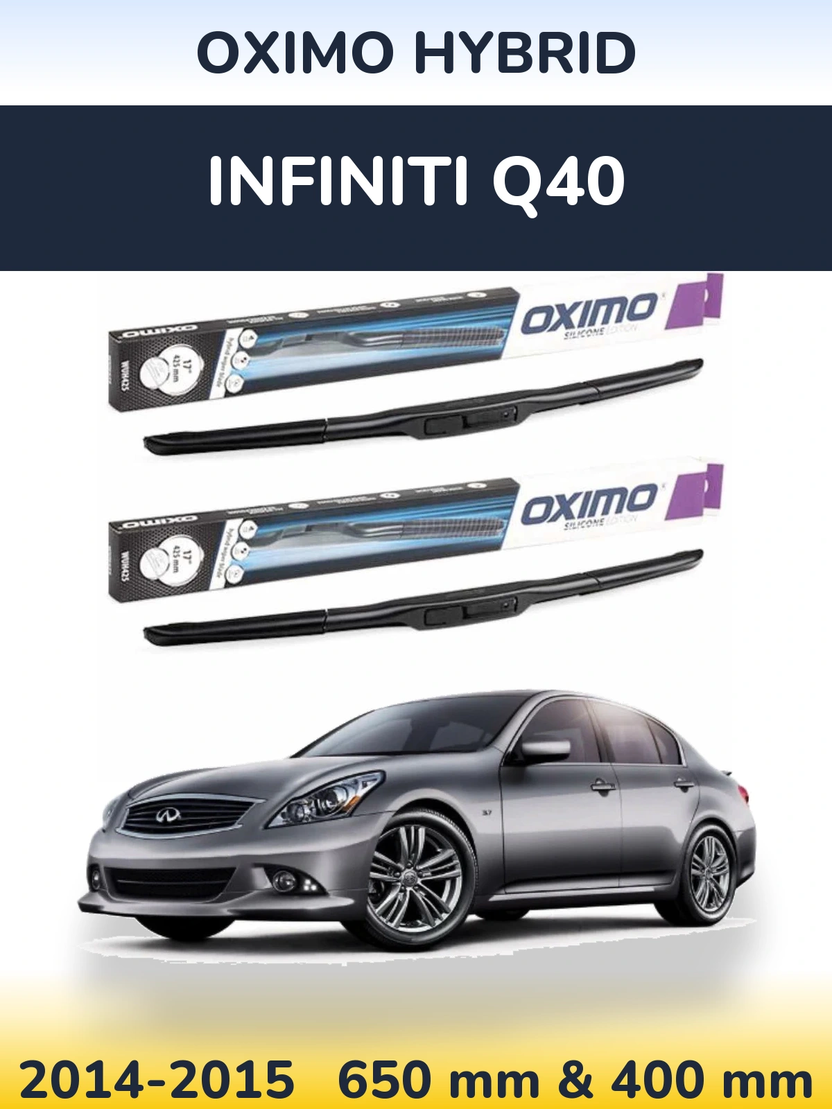 Torkarblad Oximo Hybrid för Infiniti Q40