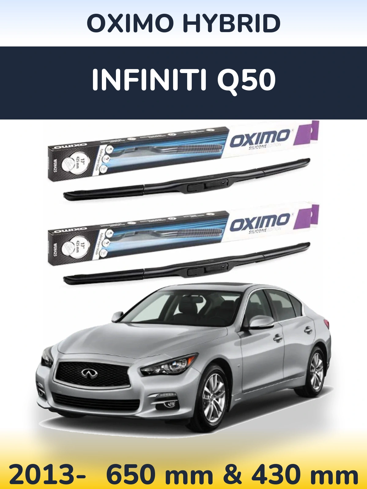 Torkarblad Oximo Hybrid för Infiniti Q50