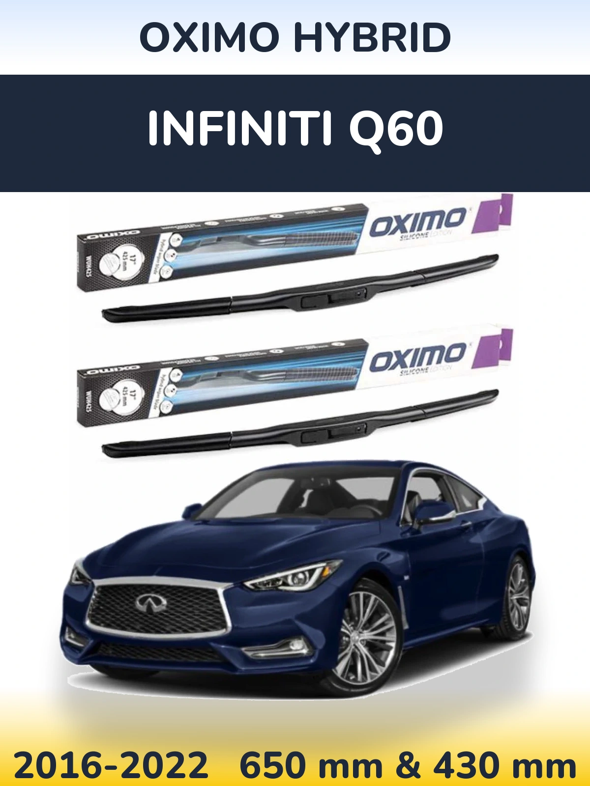 Torkarblad Oximo Hybrid för Infiniti Q60