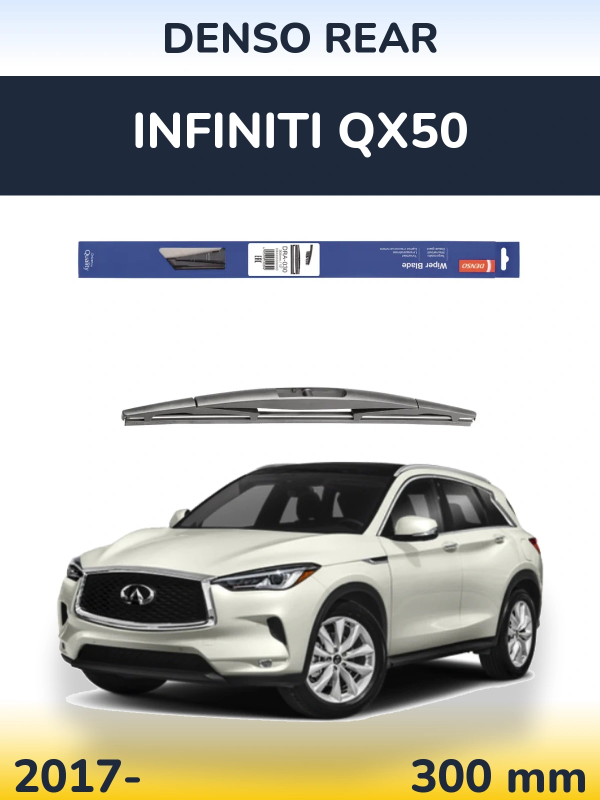 Torkarblad Denso Rear för Infiniti QX50