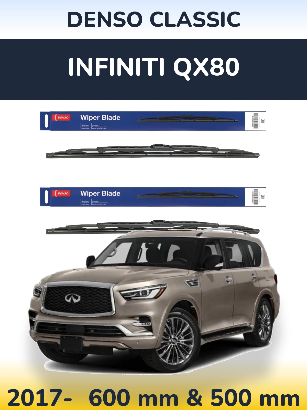 Torkarblad Denso Classic för Infiniti QX80