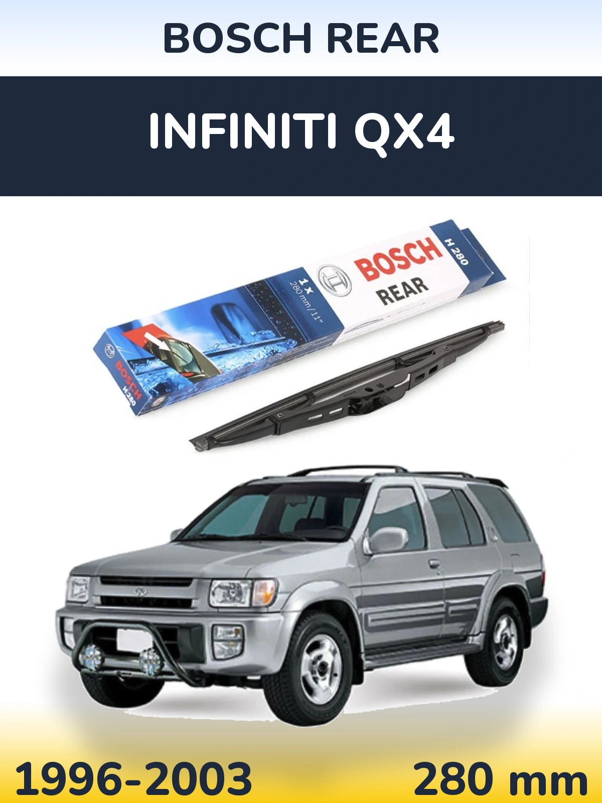 Torkarblad BOSCH Rear för Infiniti QX4