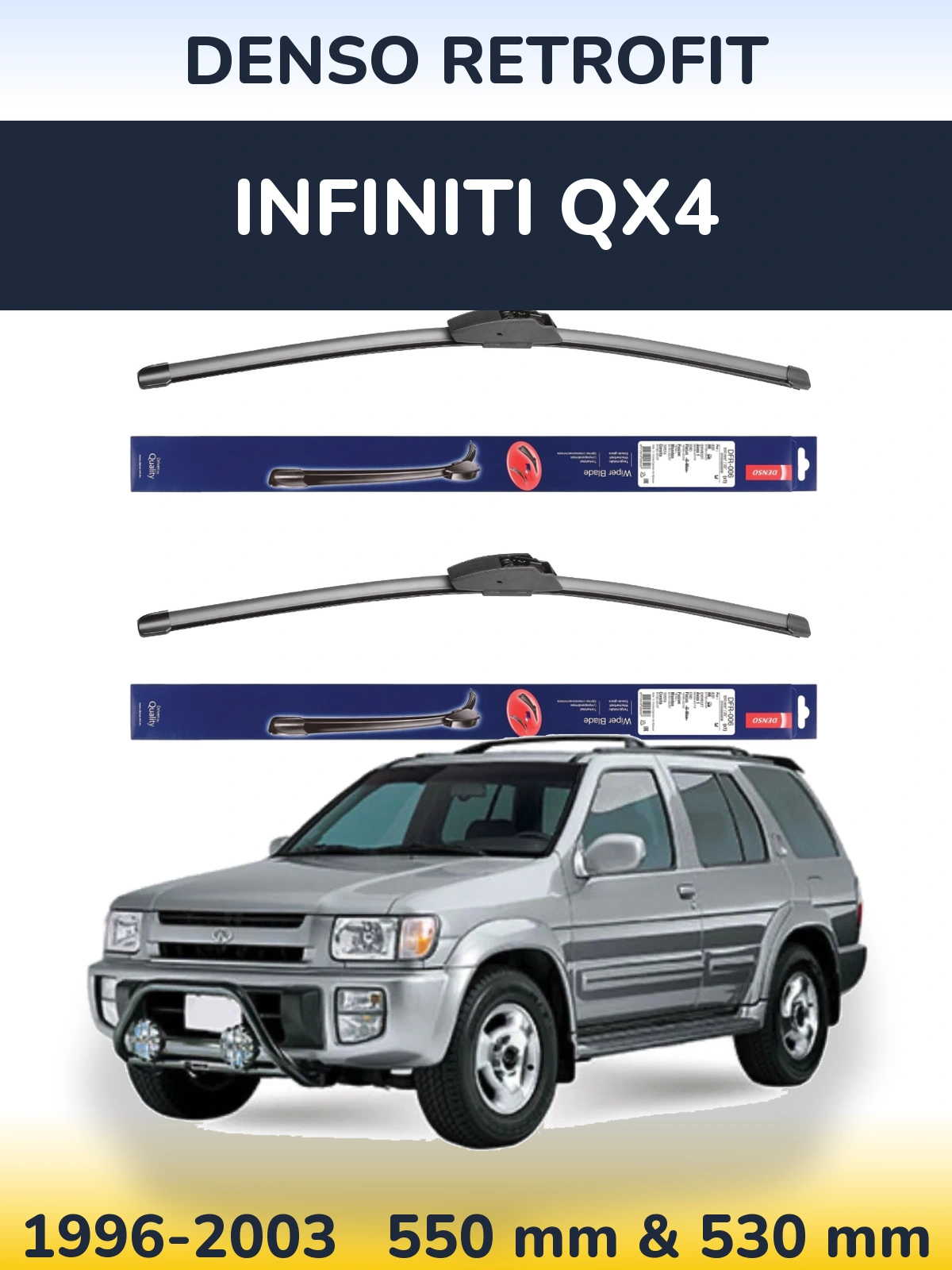 Torkarblad Denso Retrofit för Infiniti QX4