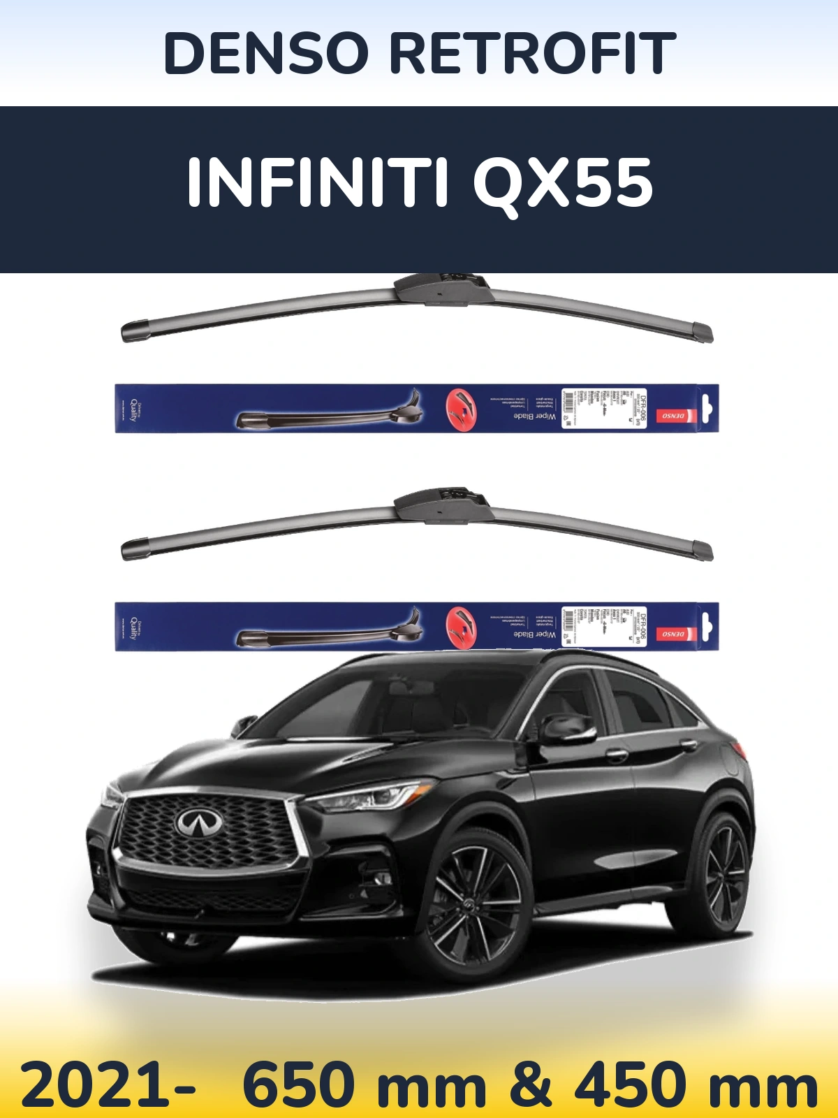Torkarblad Denso Retrofit för Infiniti QX55