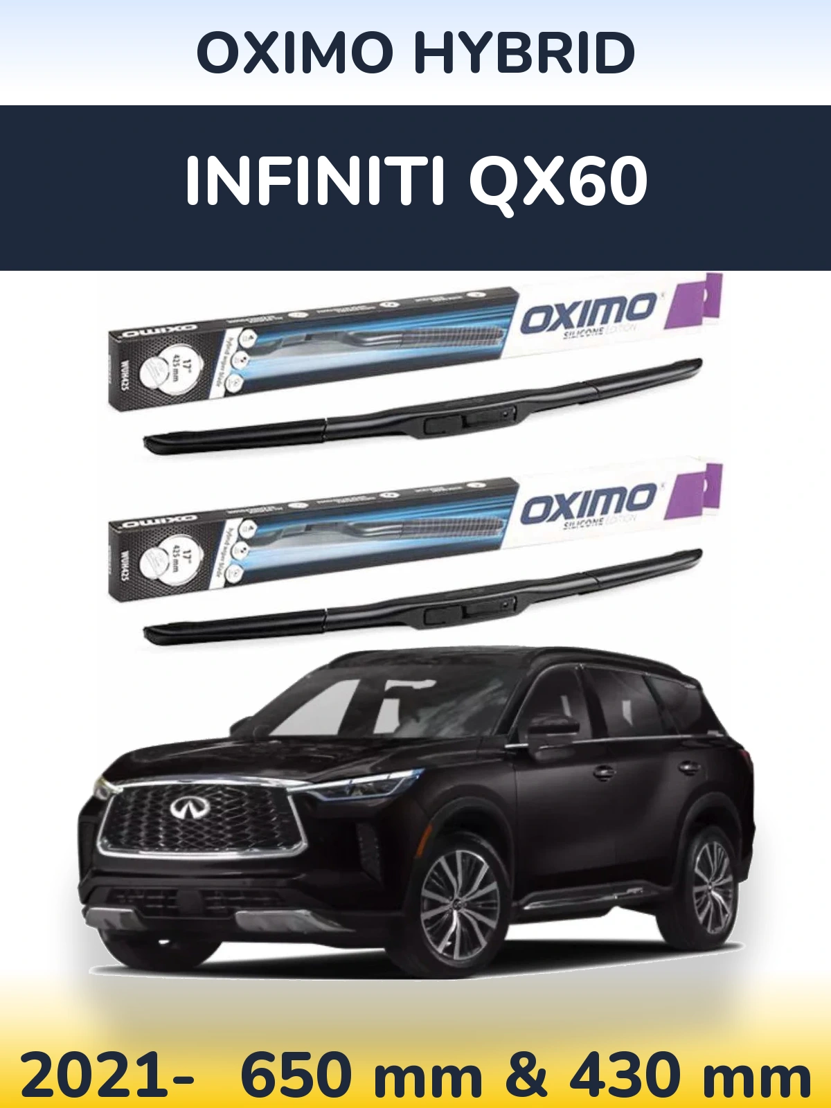 Torkarblad Oximo Hybrid för Infiniti QX60