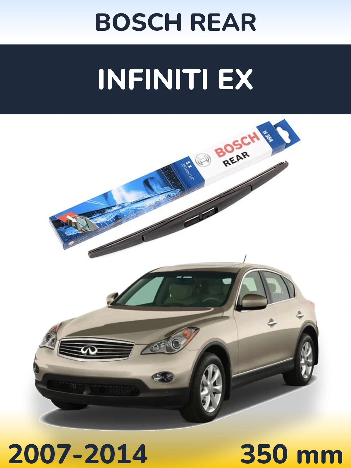 Torkarblad BOSCH Rear för Infiniti EX