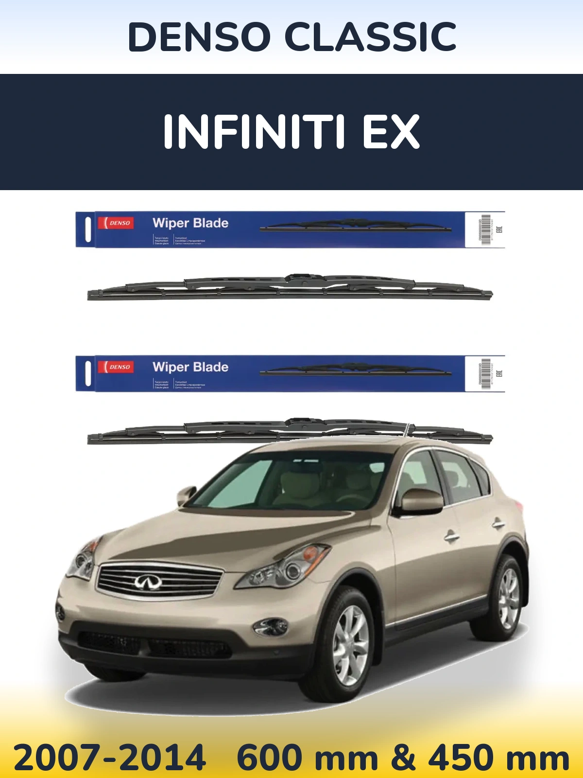 Torkarblad Denso Classic för Infiniti EX