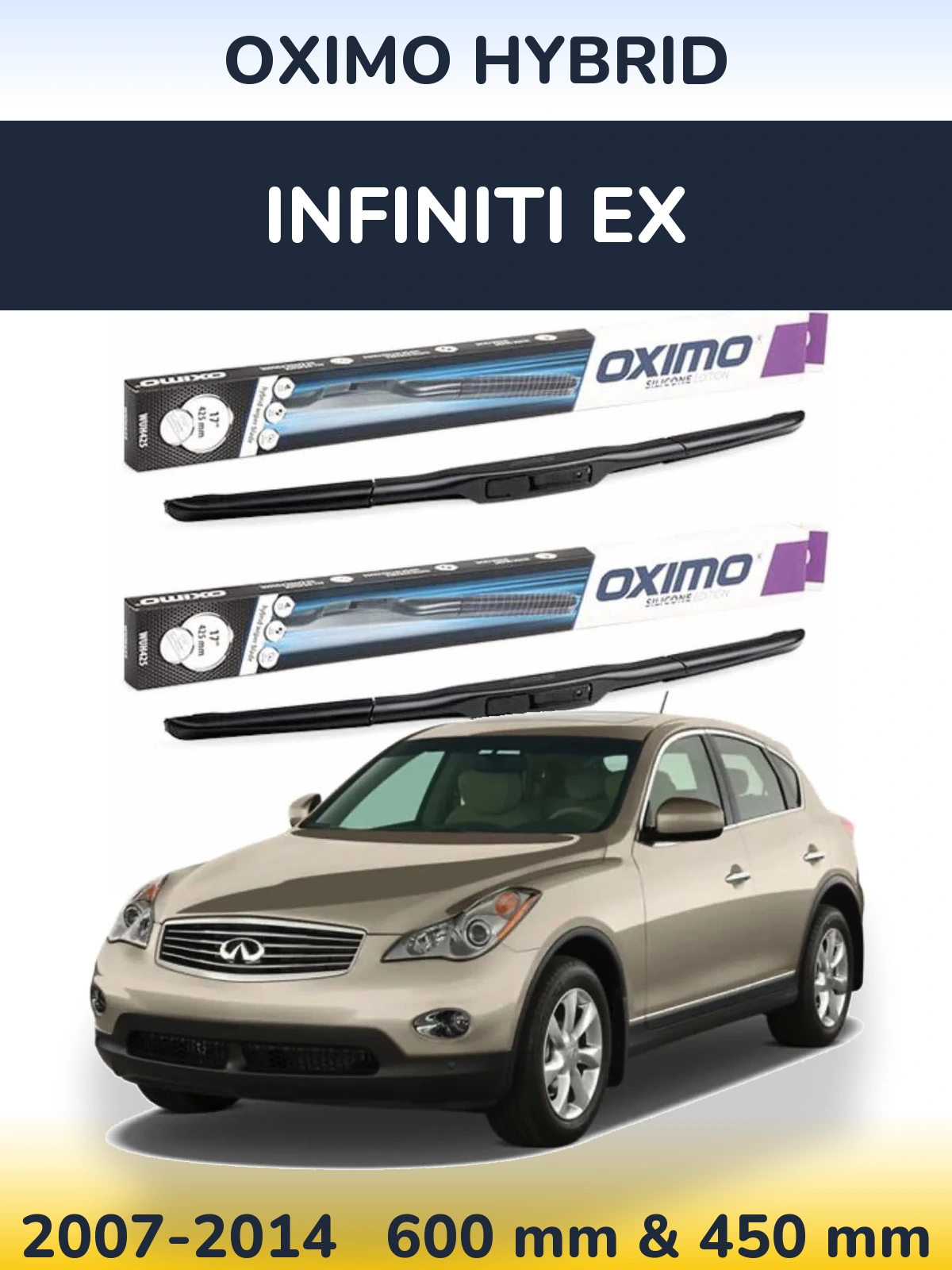Torkarblad Oximo Hybrid för Infiniti EX
