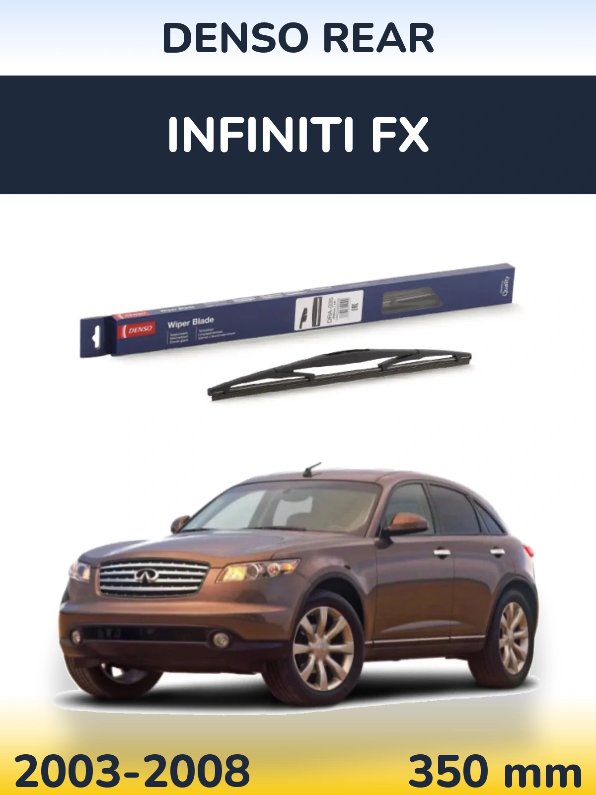 Torkarblad Denso Rear för Infiniti FX