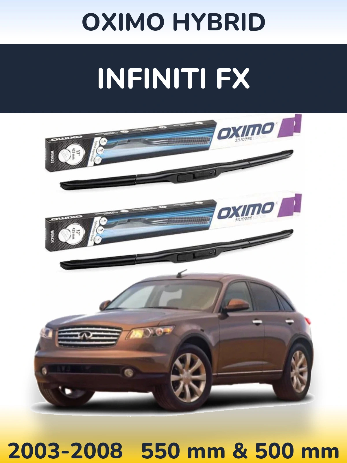 Torkarblad Oximo Hybrid för Infiniti FX