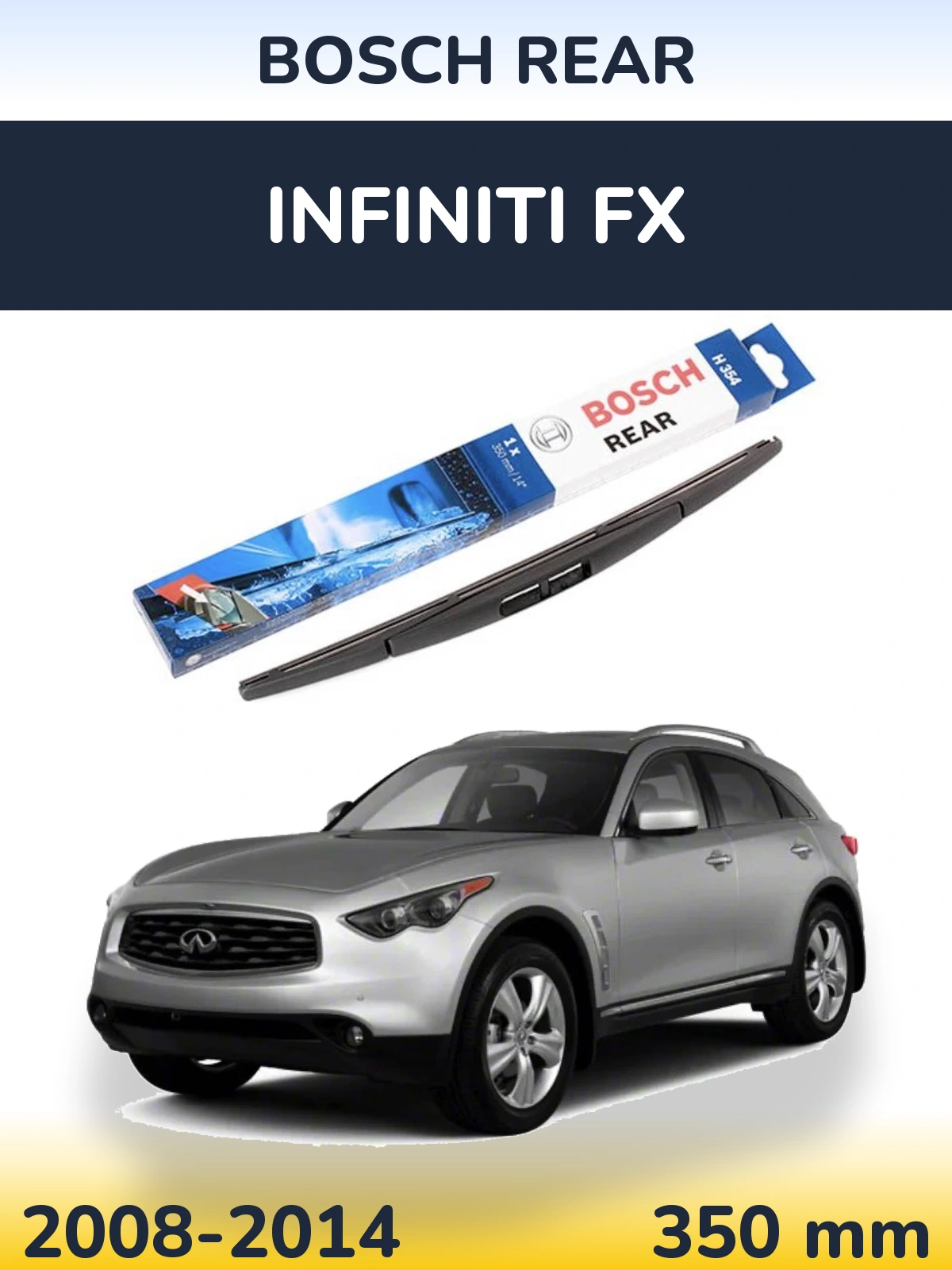Torkarblad BOSCH Rear för Infiniti FX