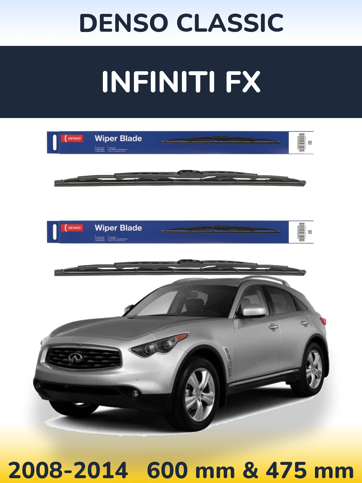 Torkarblad Denso Classic för Infiniti FX