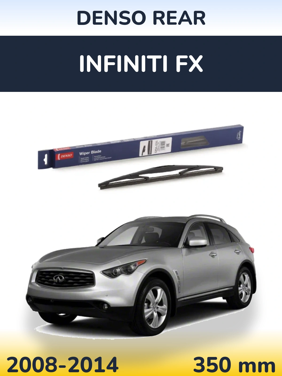 Torkarblad Denso Rear för Infiniti FX