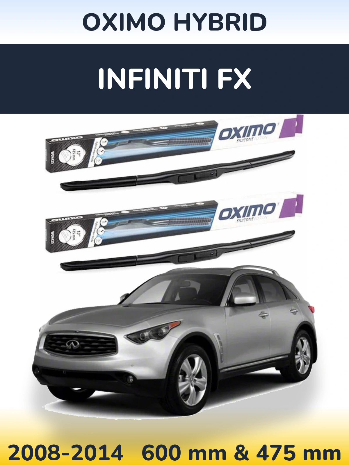 Torkarblad Oximo Hybrid för Infiniti FX