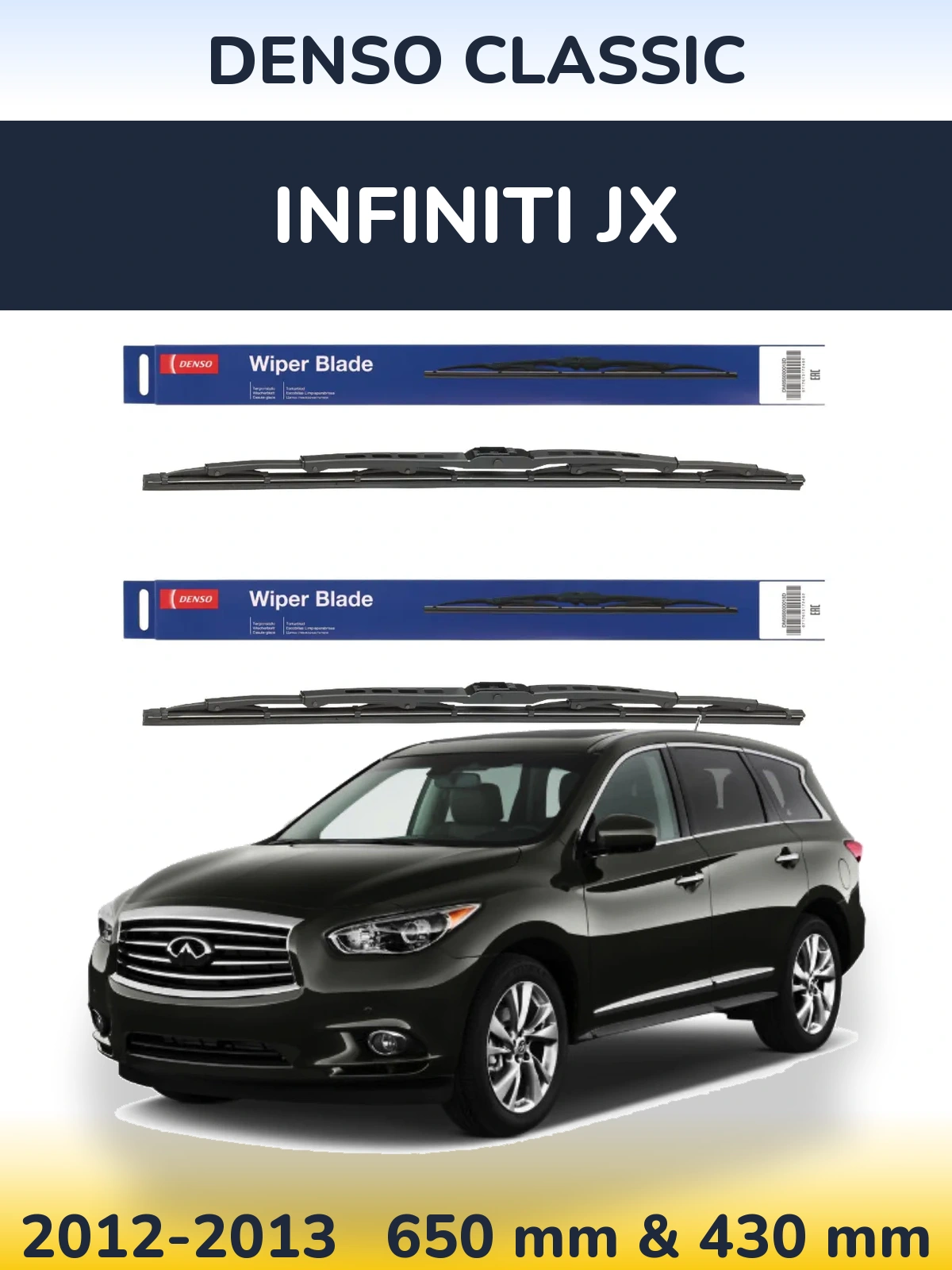 Torkarblad Denso Classic för Infiniti JX