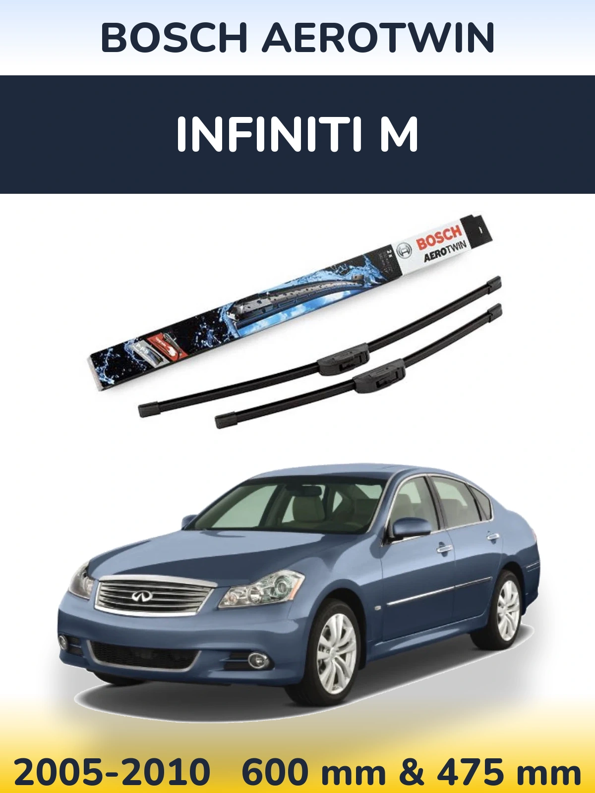 Torkarblad BOSCH AeroTwin för Infiniti M