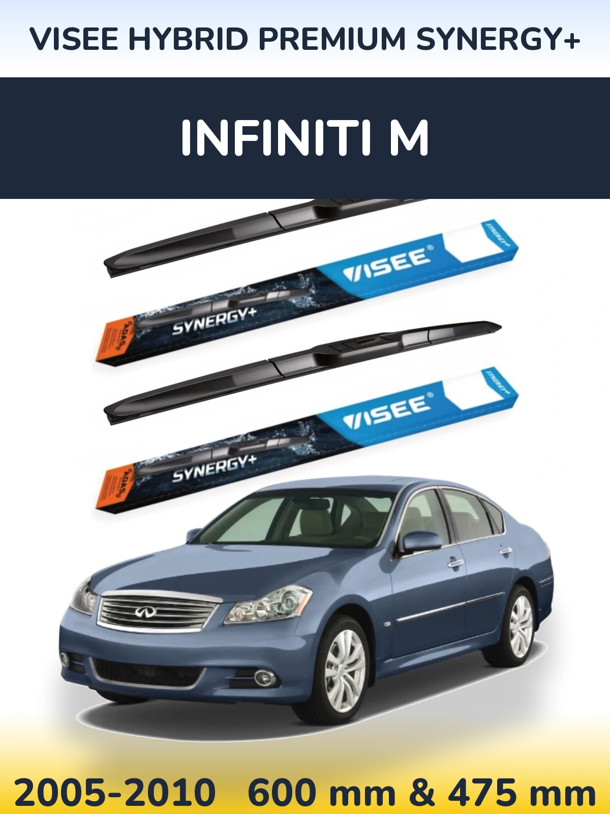 Torkarblad VISEE HYBRID PREMIUM SYNERGY+ för Infiniti M