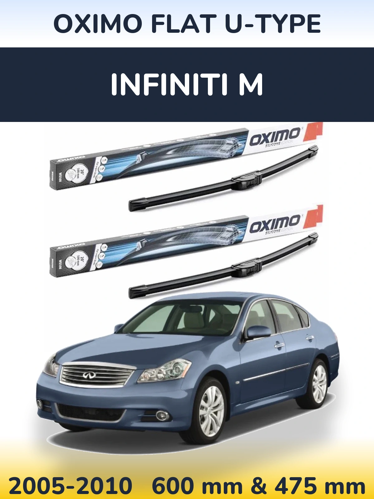Torkarblad Oximo Flat U-type för Infiniti M