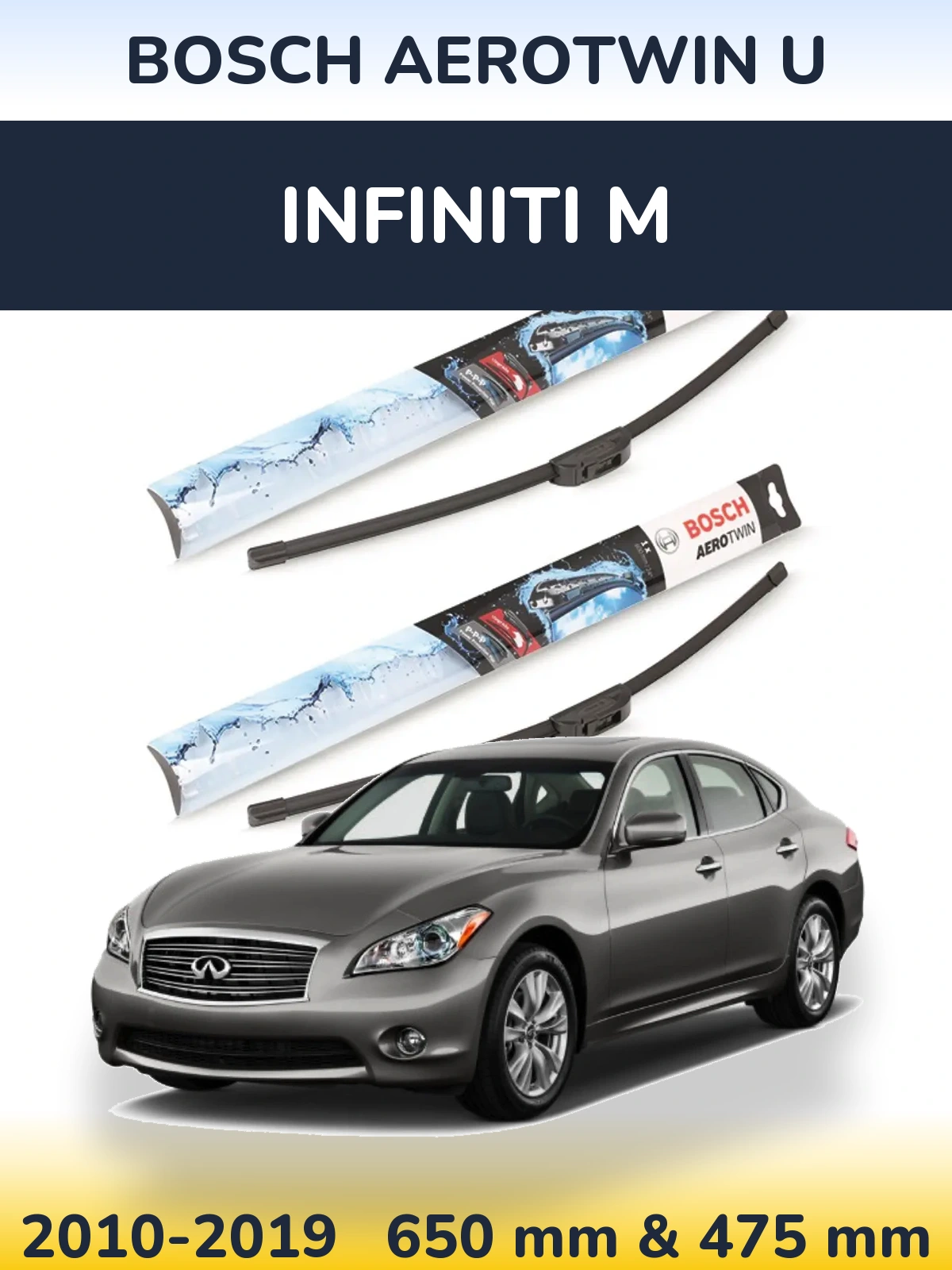 Torkarblad BOSCH AeroTwin U för Infiniti M