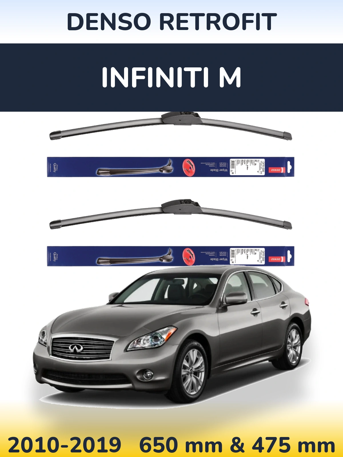 Torkarblad Denso Retrofit för Infiniti M
