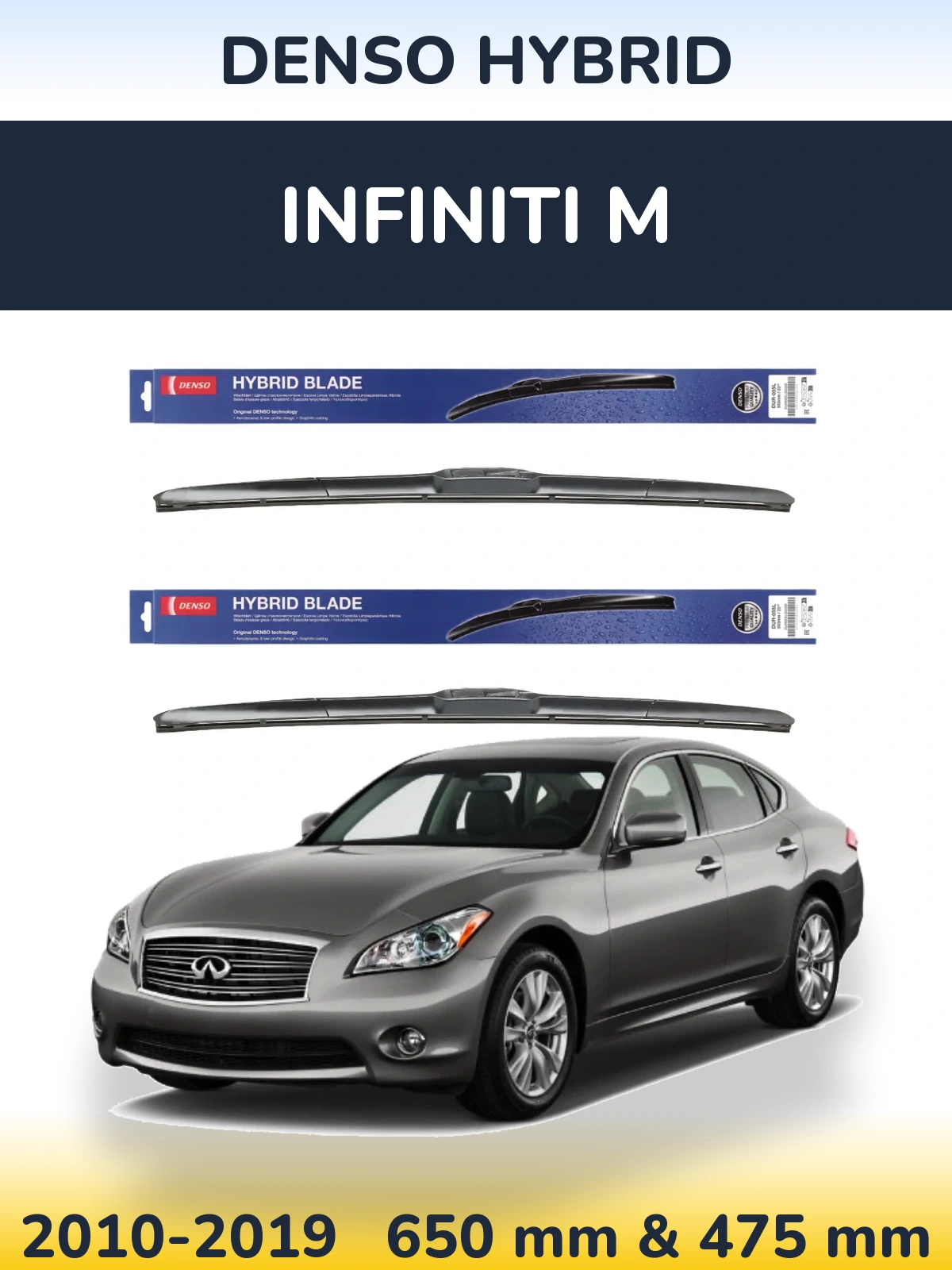 Torkarblad Denso Hybrid för Infiniti M
