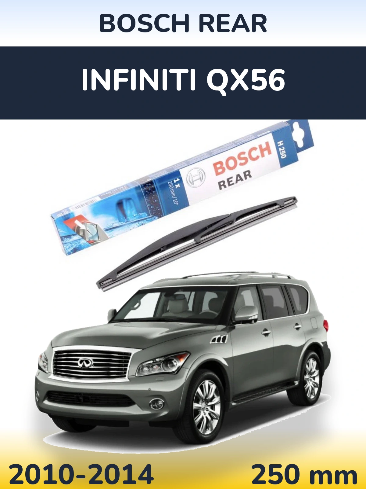 Torkarblad BOSCH Rear för Infiniti QX56