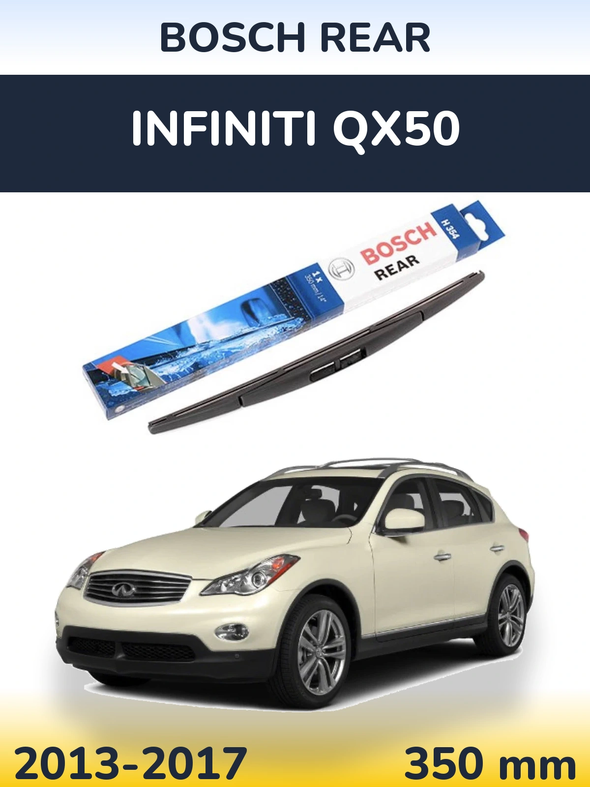 Torkarblad BOSCH Rear för Infiniti QX50