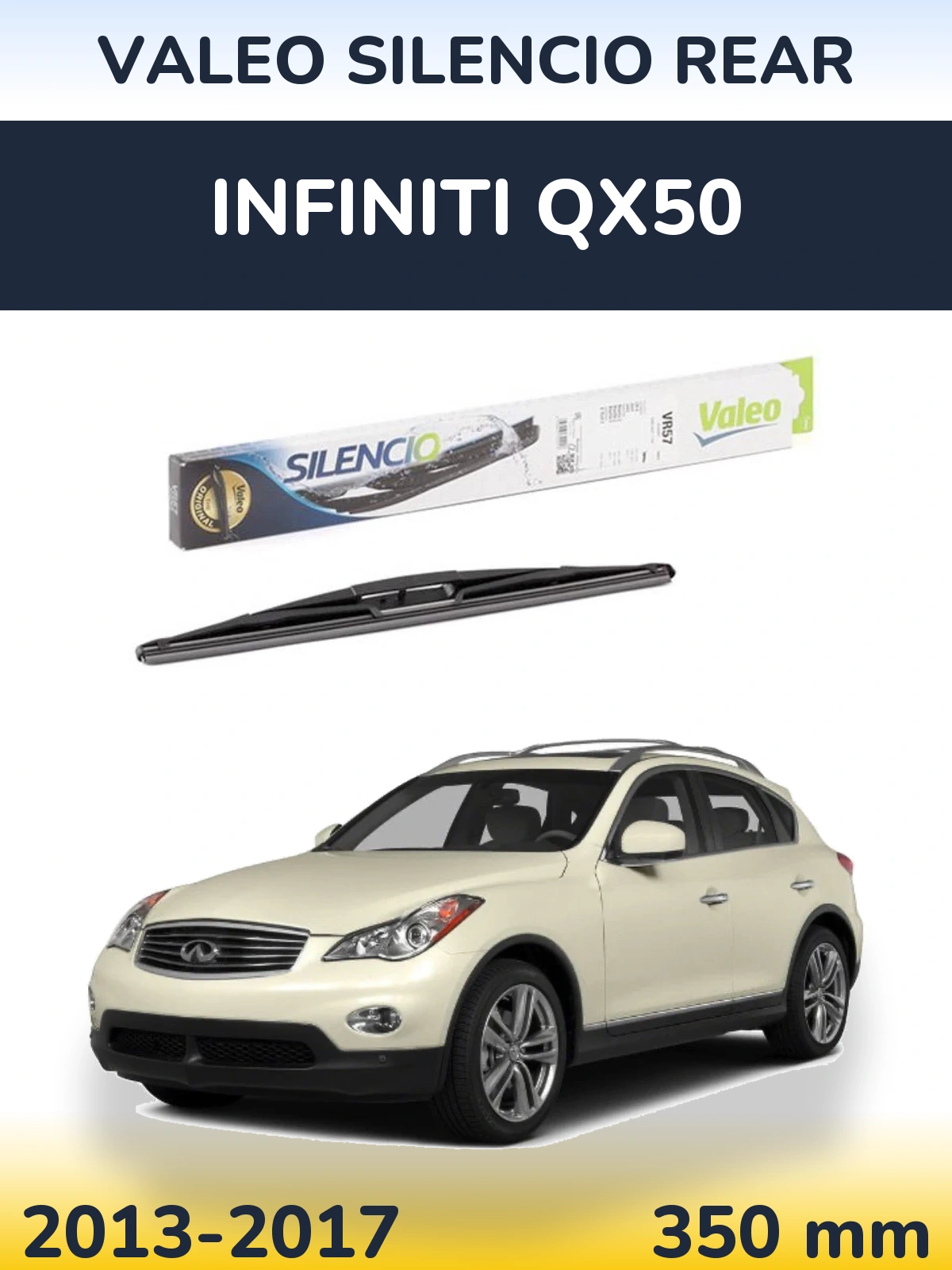 Torkarblad Valeo Silencio Rear för Infiniti QX50