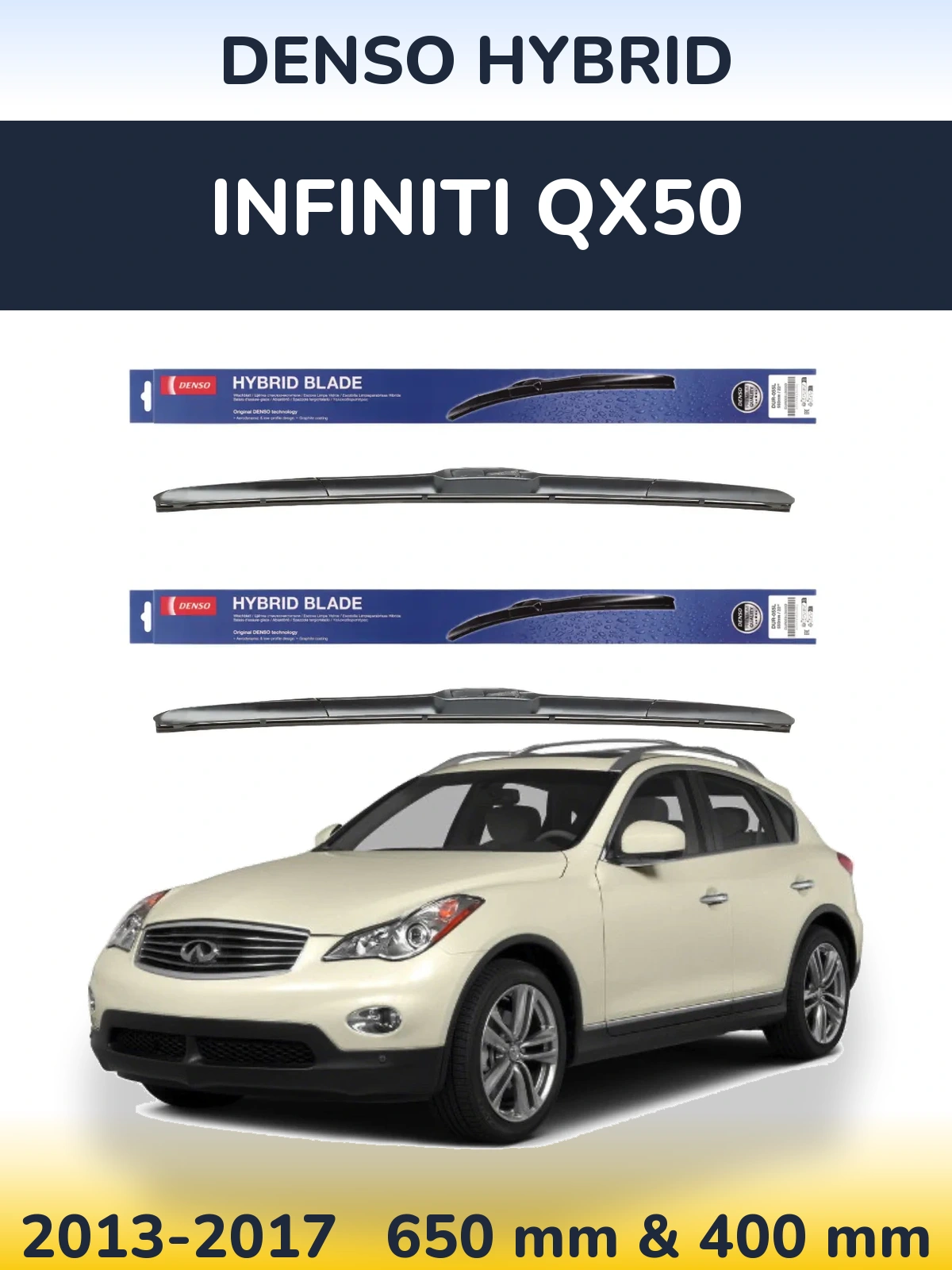 Torkarblad Denso Hybrid för Infiniti QX50