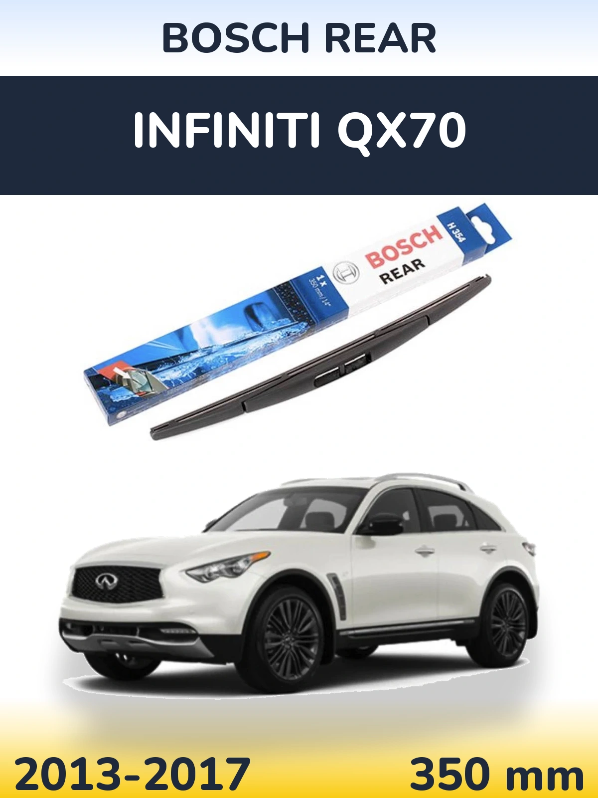 Torkarblad BOSCH Rear för Infiniti QX70