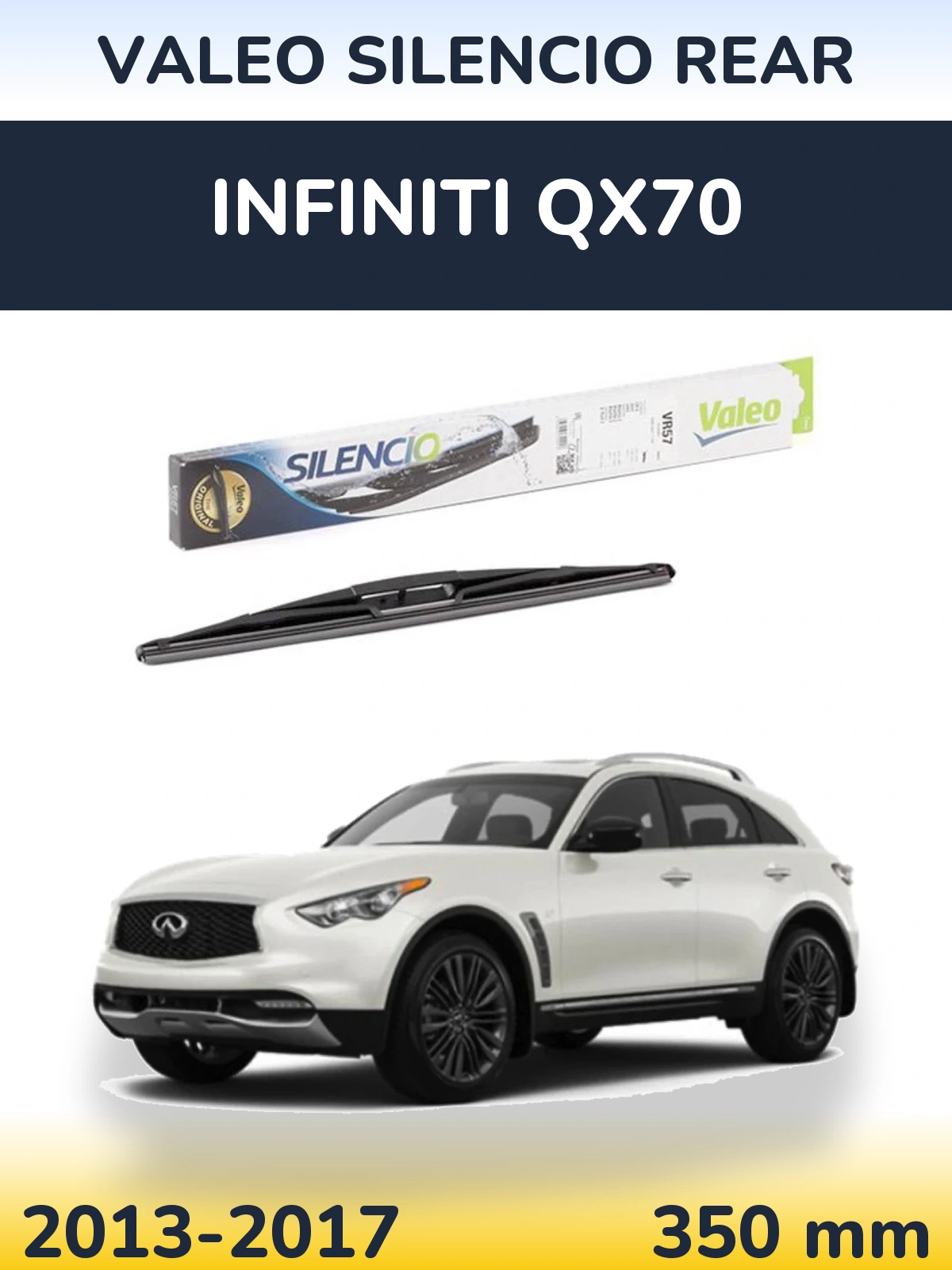 Torkarblad Valeo Silencio Rear för Infiniti QX70