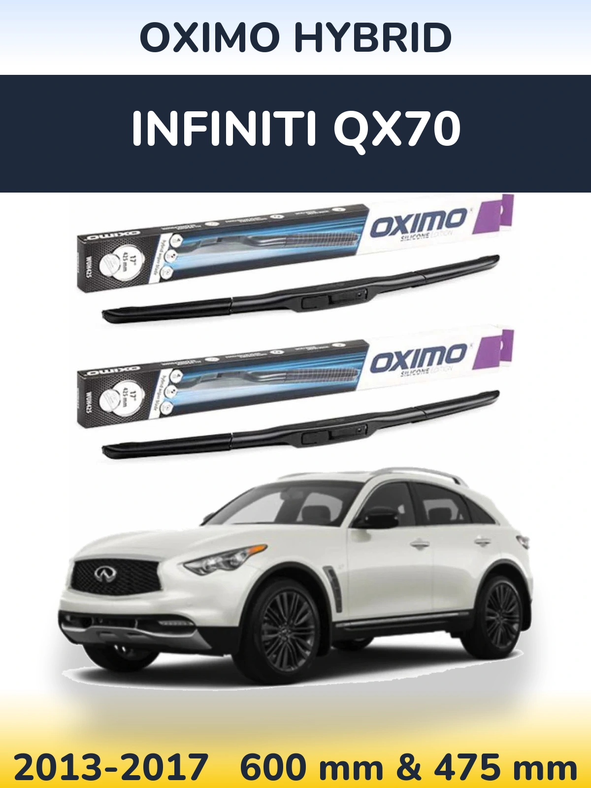 Torkarblad Oximo Hybrid för Infiniti QX70