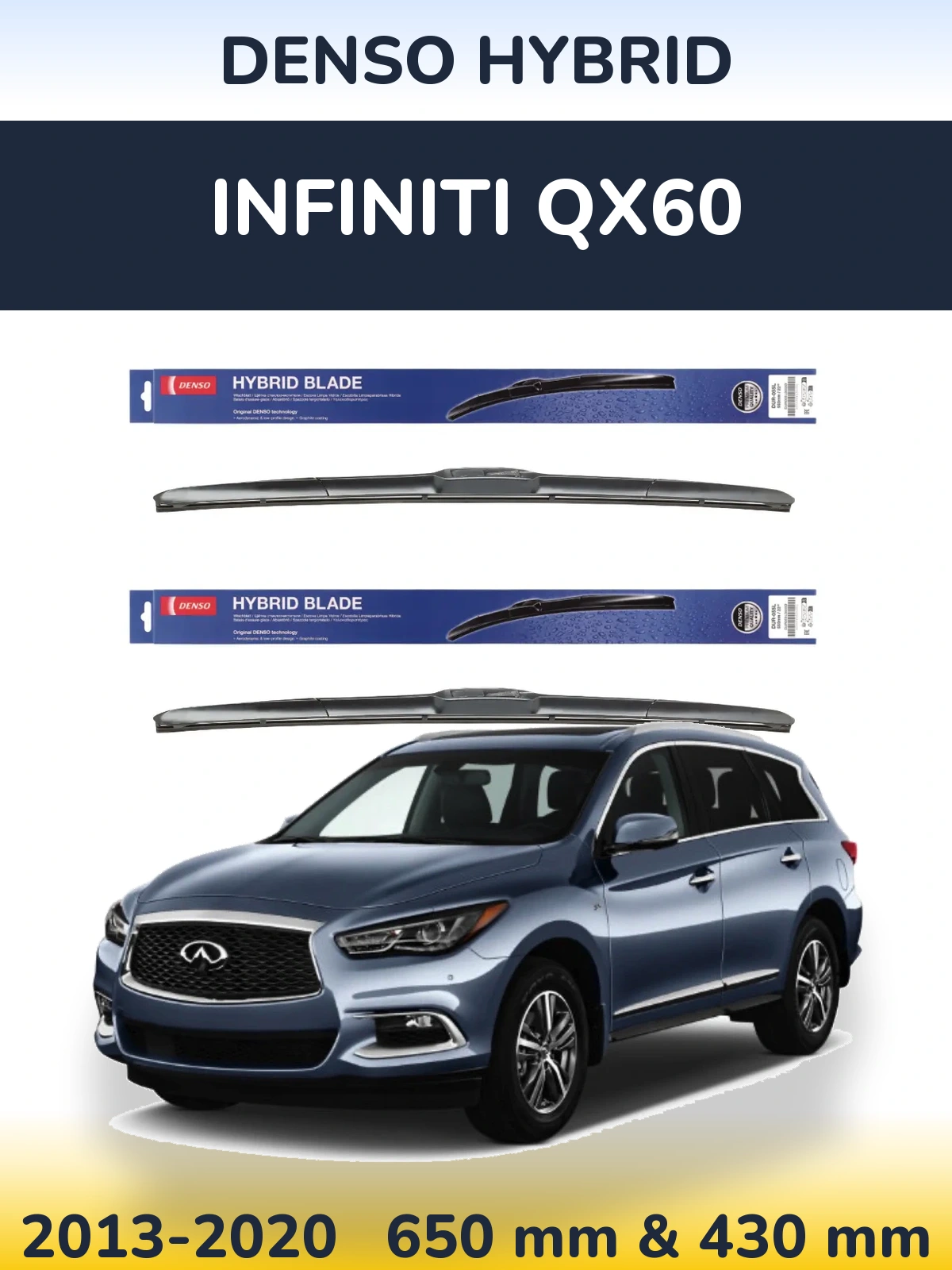Torkarblad Denso Hybrid för Infiniti QX60