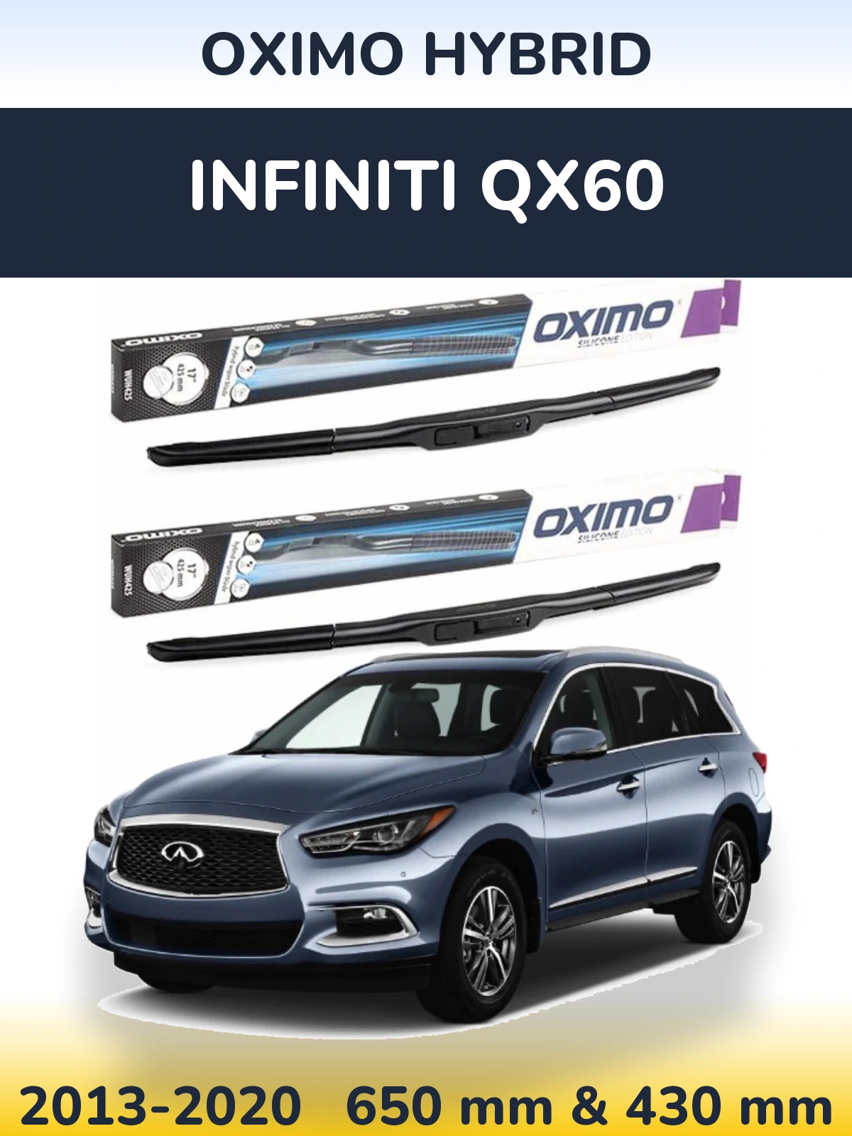 Torkarblad Oximo Hybrid för Infiniti QX60