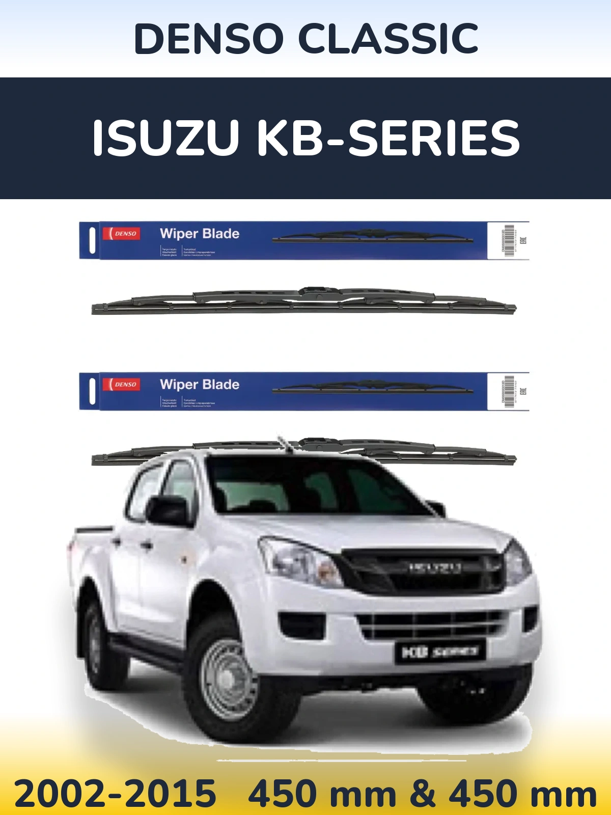 Torkarblad Denso Classic för Isuzu KB-Series