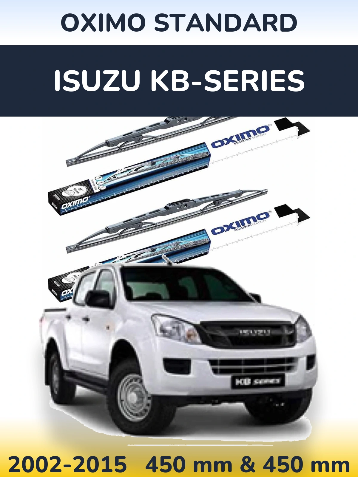 Torkarblad Oximo Standard för Isuzu KB-Series