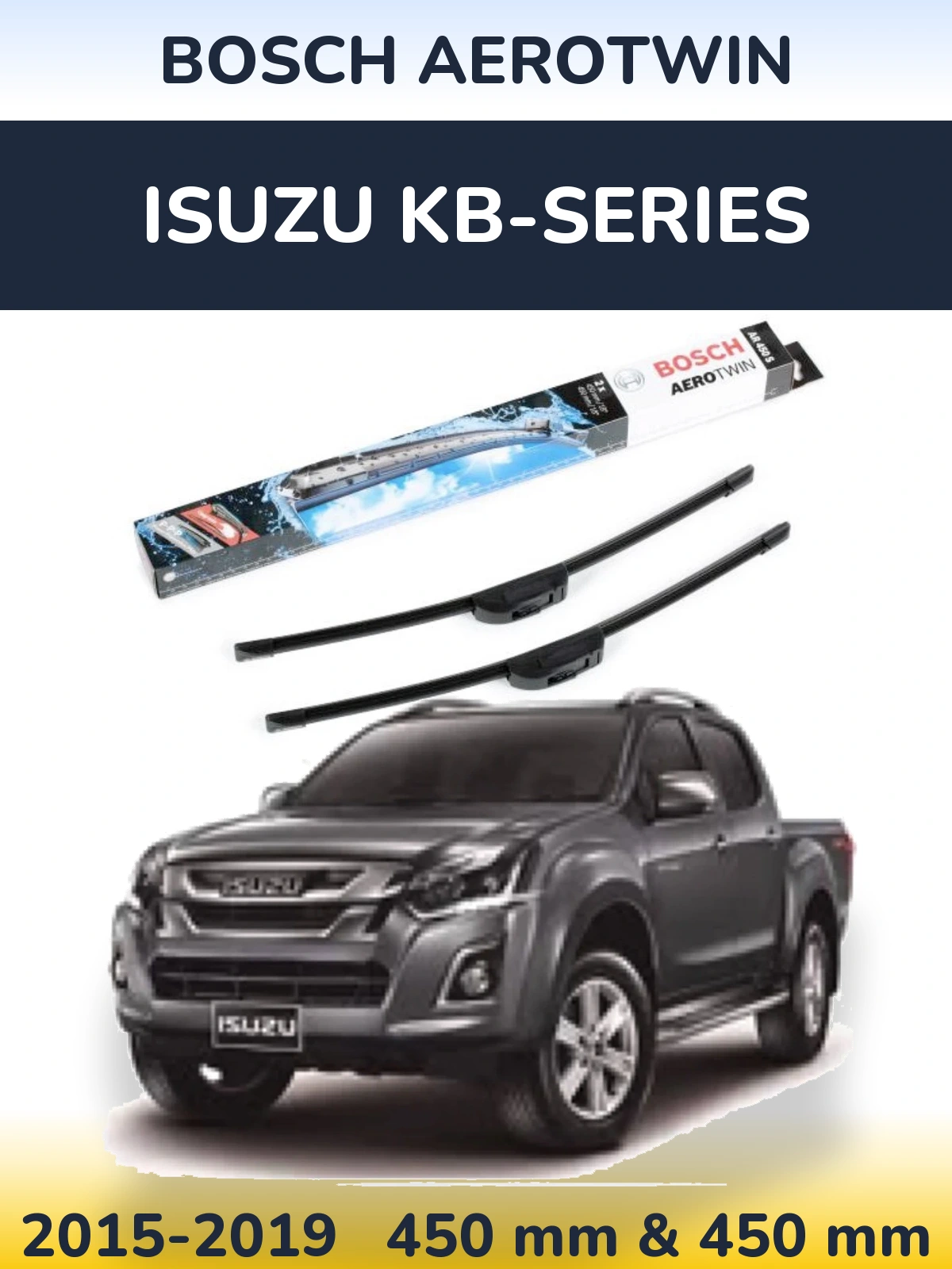 Torkarblad BOSCH AeroTwin för Isuzu KB-Series