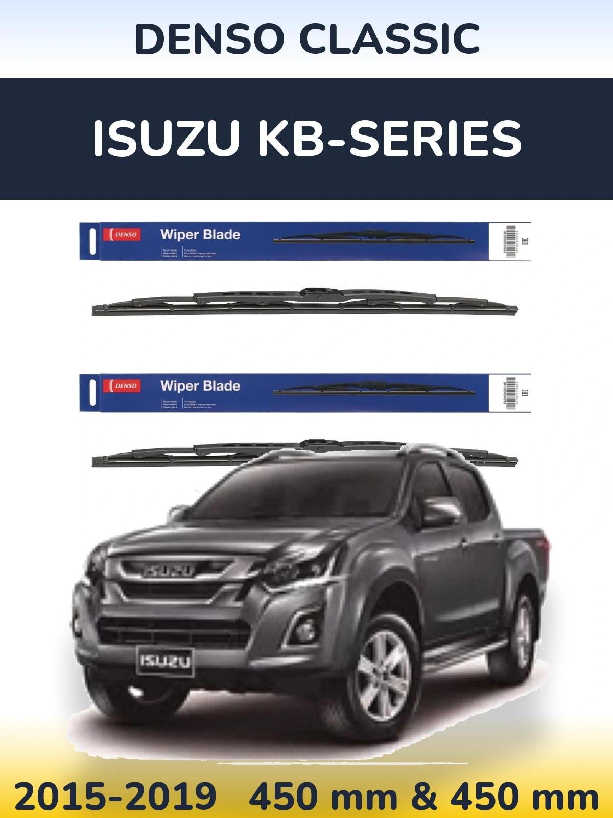 Torkarblad Denso Classic för Isuzu KB-Series