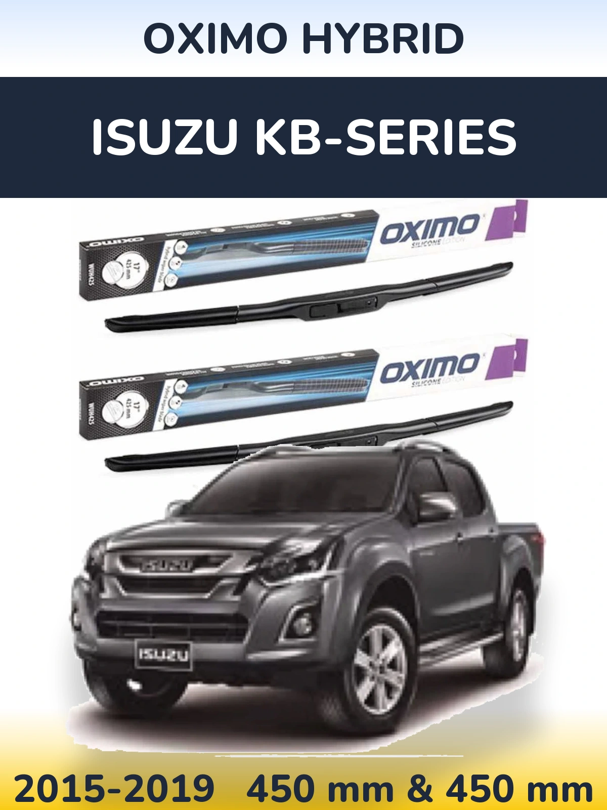 Torkarblad Oximo Hybrid för Isuzu KB-Series