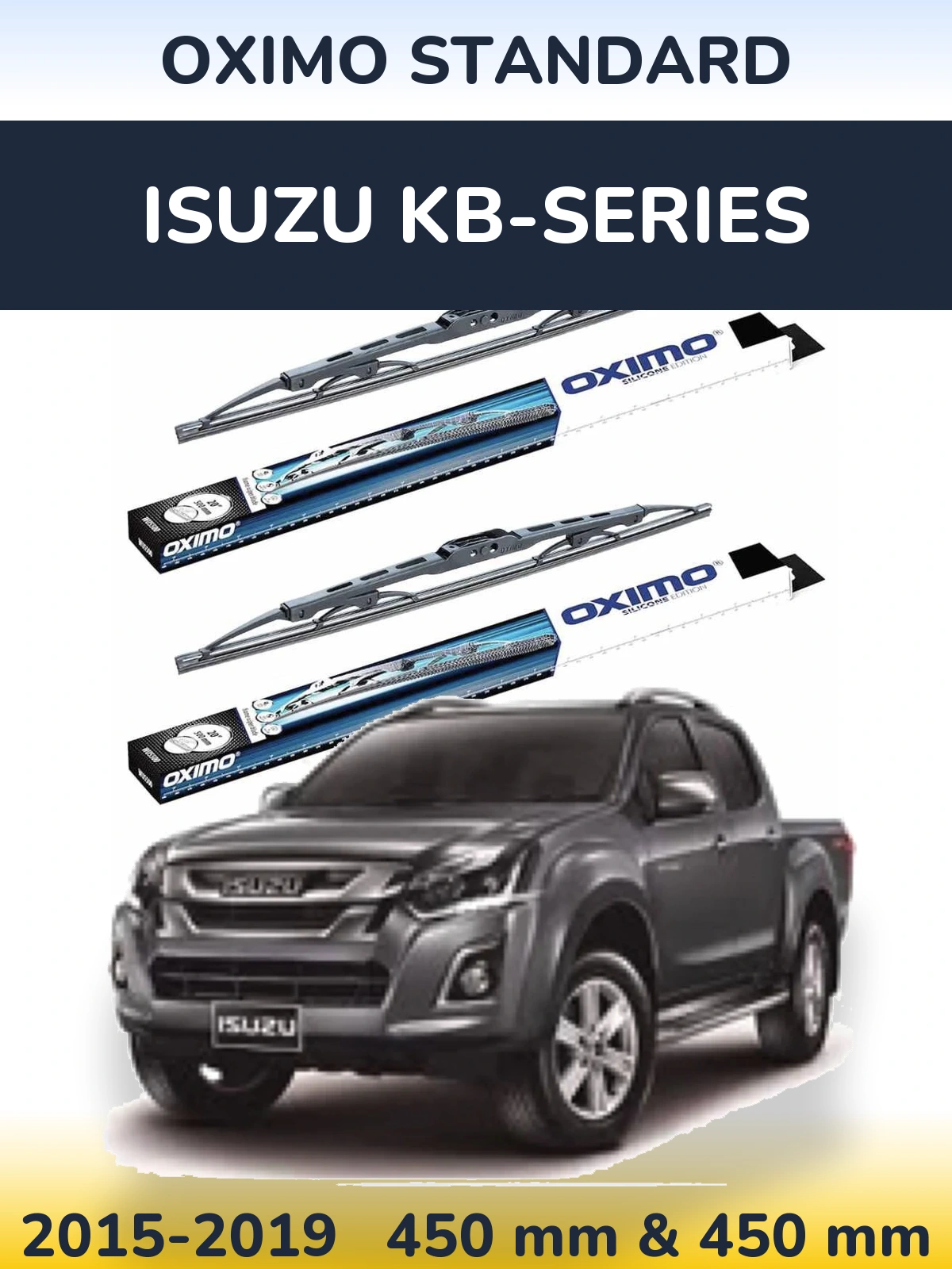 Torkarblad Oximo Standard för Isuzu KB-Series