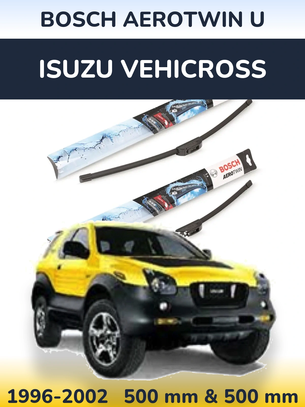Torkarblad BOSCH AeroTwin U för Isuzu Vehicross