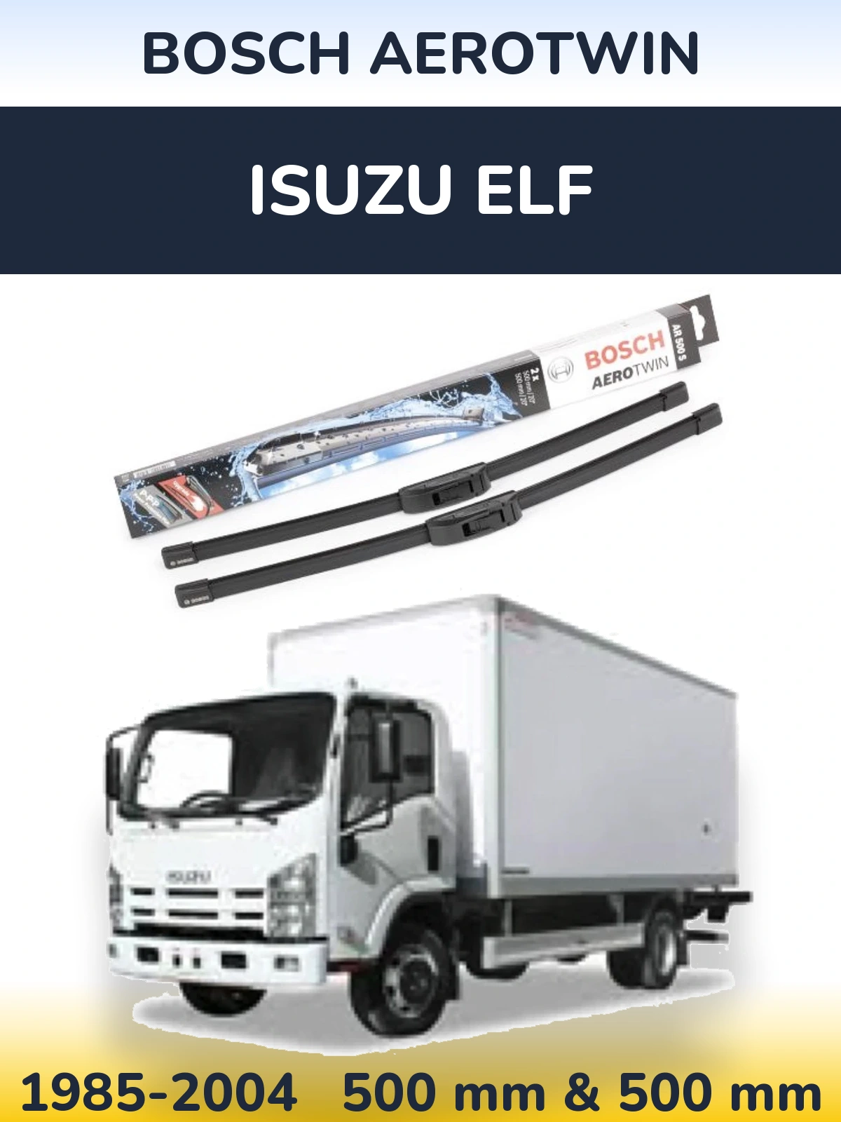 Torkarblad BOSCH AeroTwin för Isuzu ELF