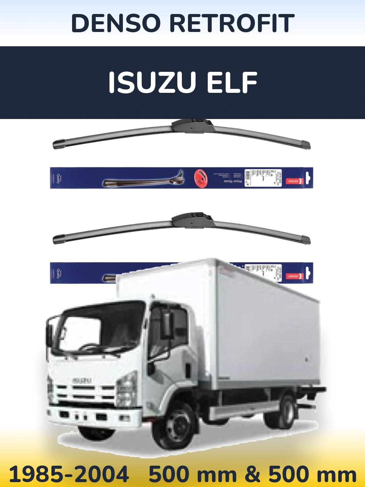 Torkarblad Denso Retrofit för Isuzu ELF