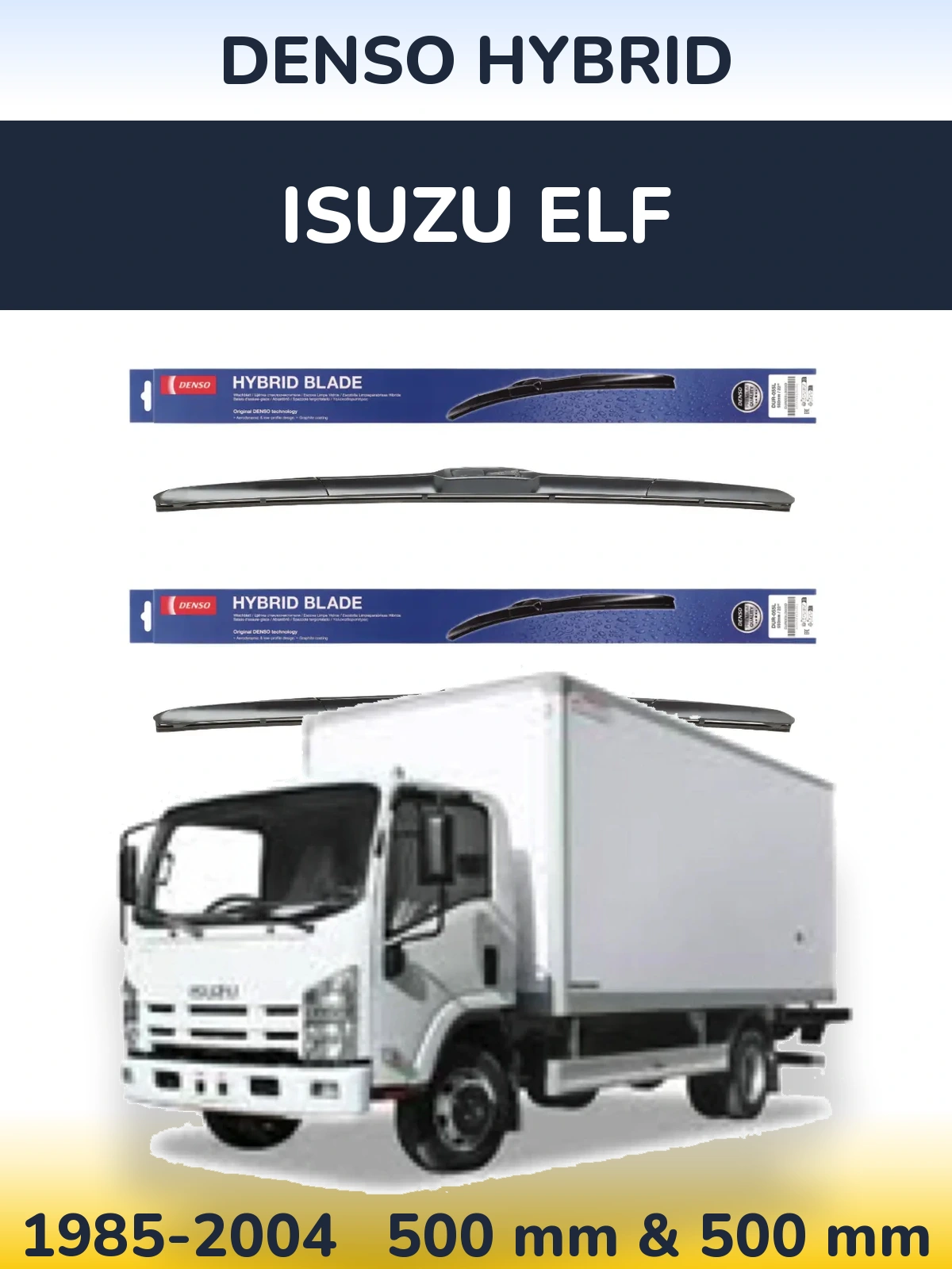 Torkarblad Denso Hybrid för Isuzu ELF