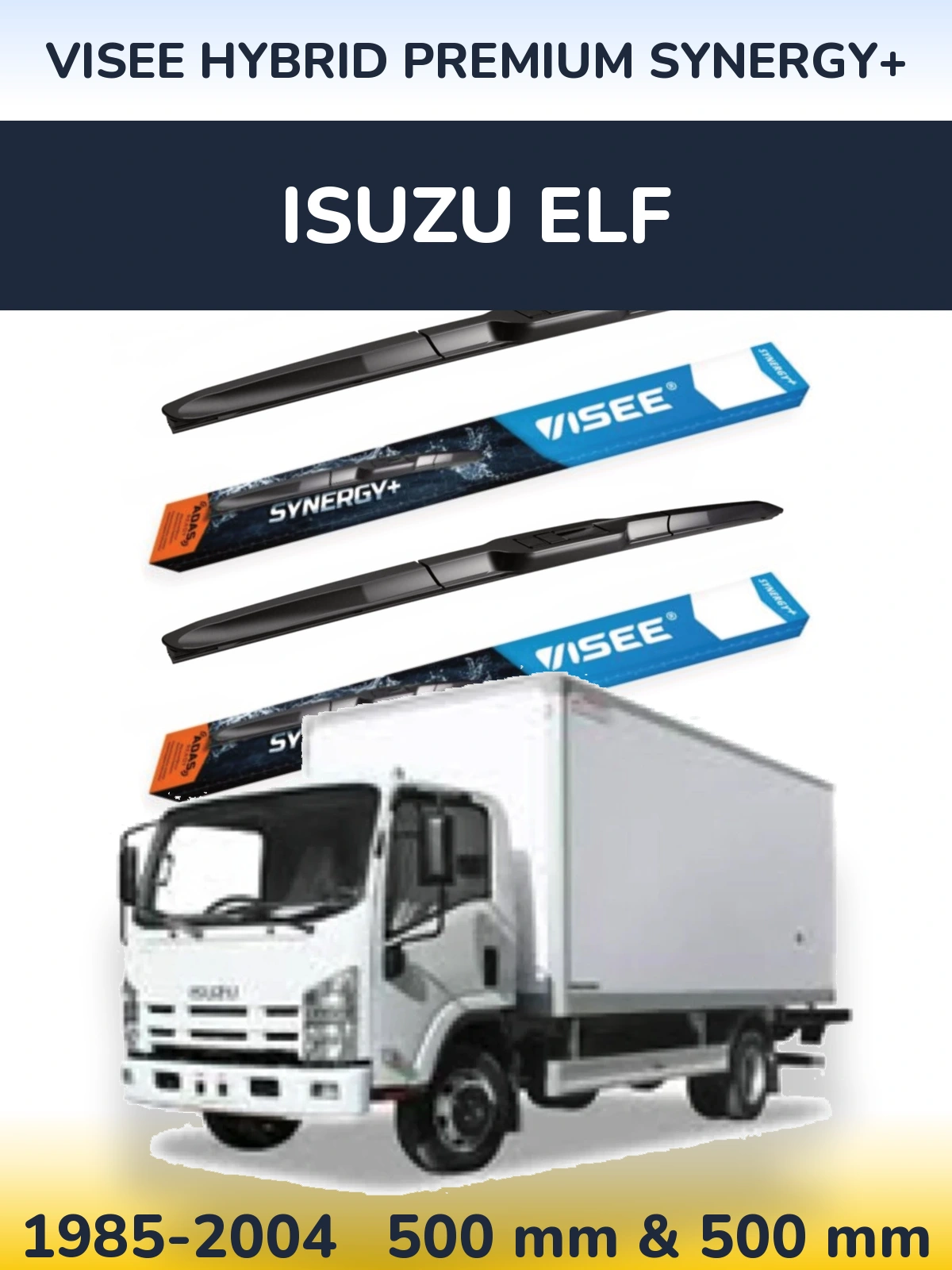 Torkarblad VISEE HYBRID PREMIUM SYNERGY+ för Isuzu ELF