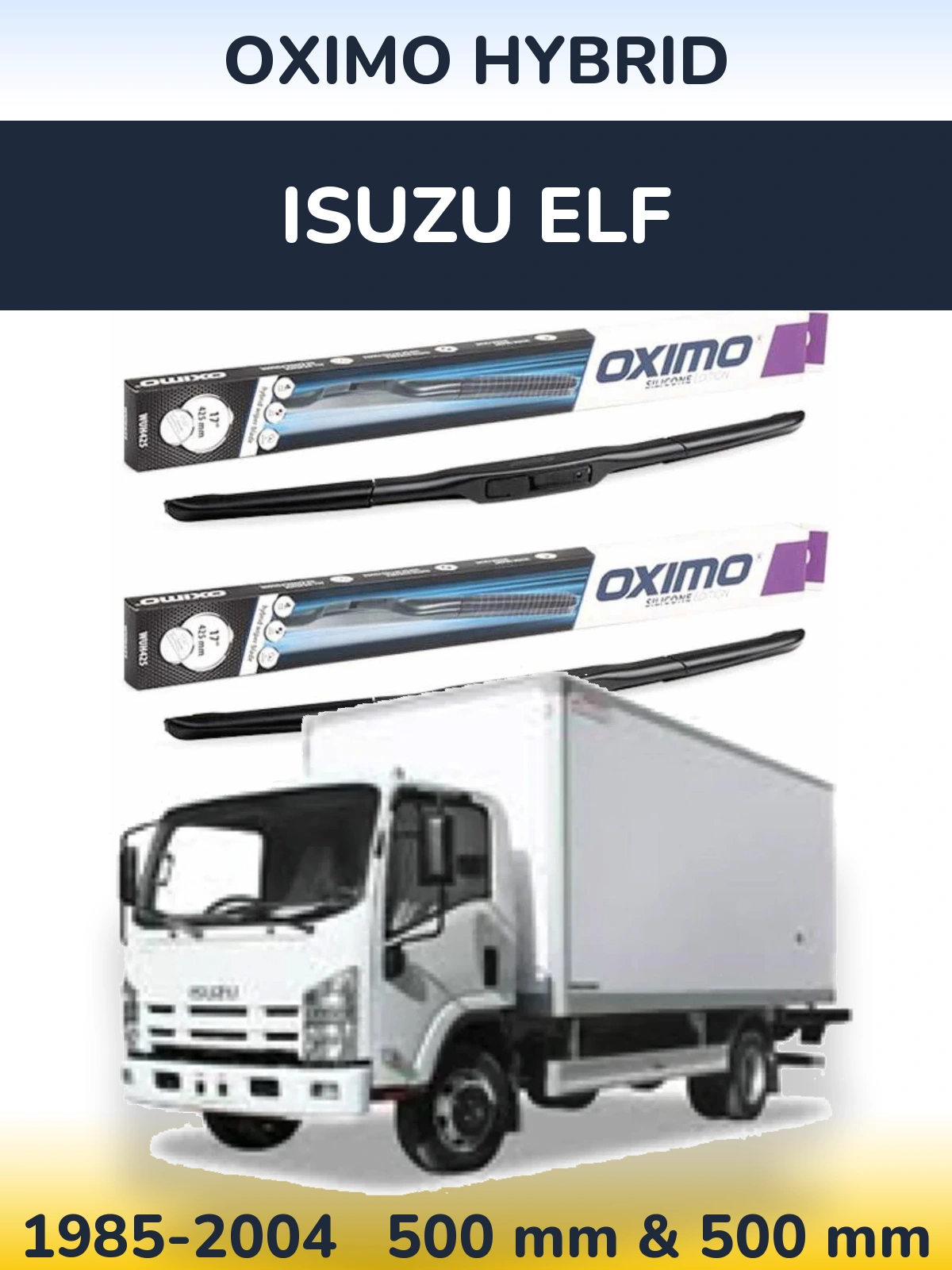 Torkarblad Oximo Hybrid för Isuzu ELF