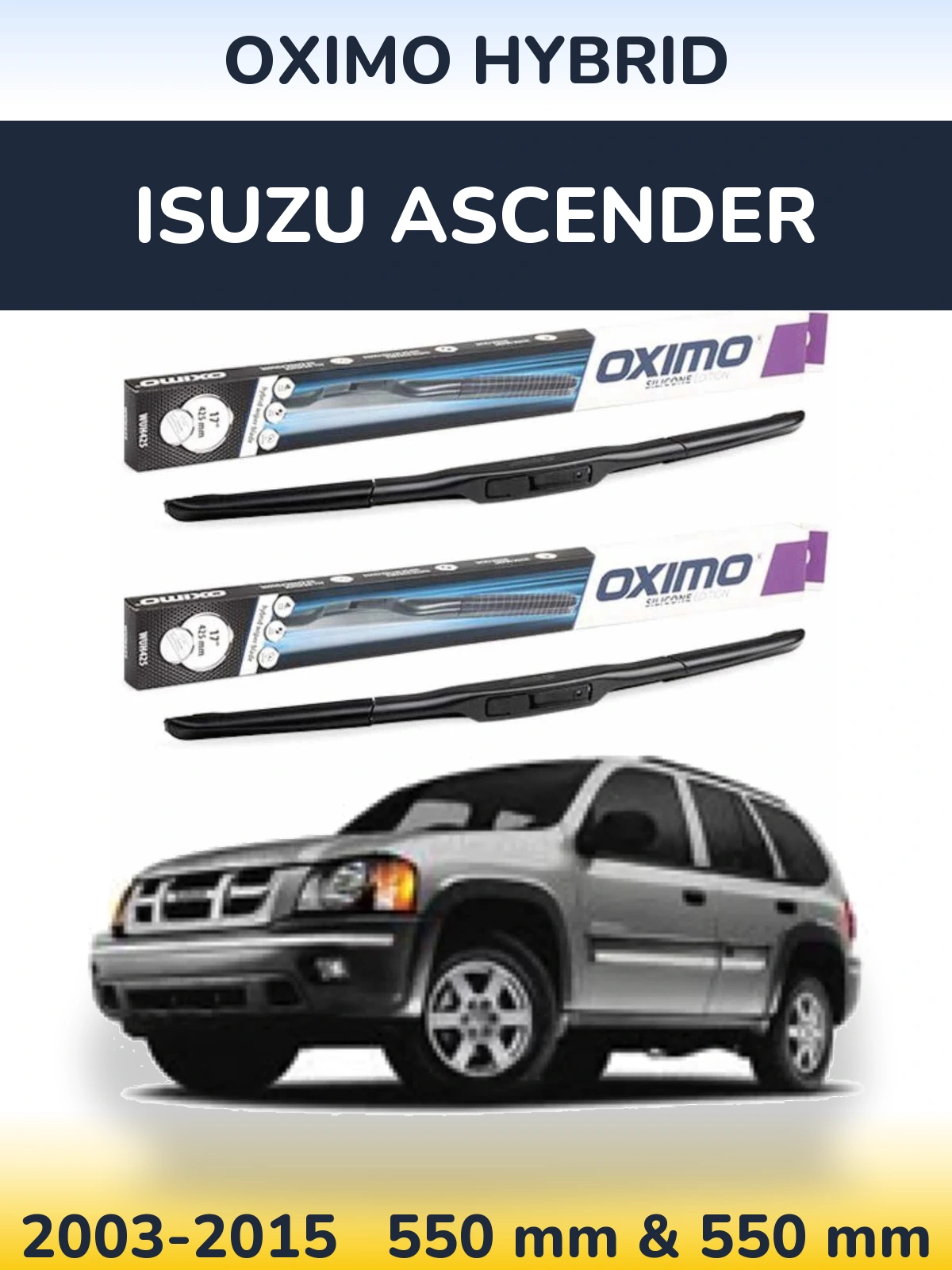 Torkarblad Oximo Hybrid för Isuzu Ascender