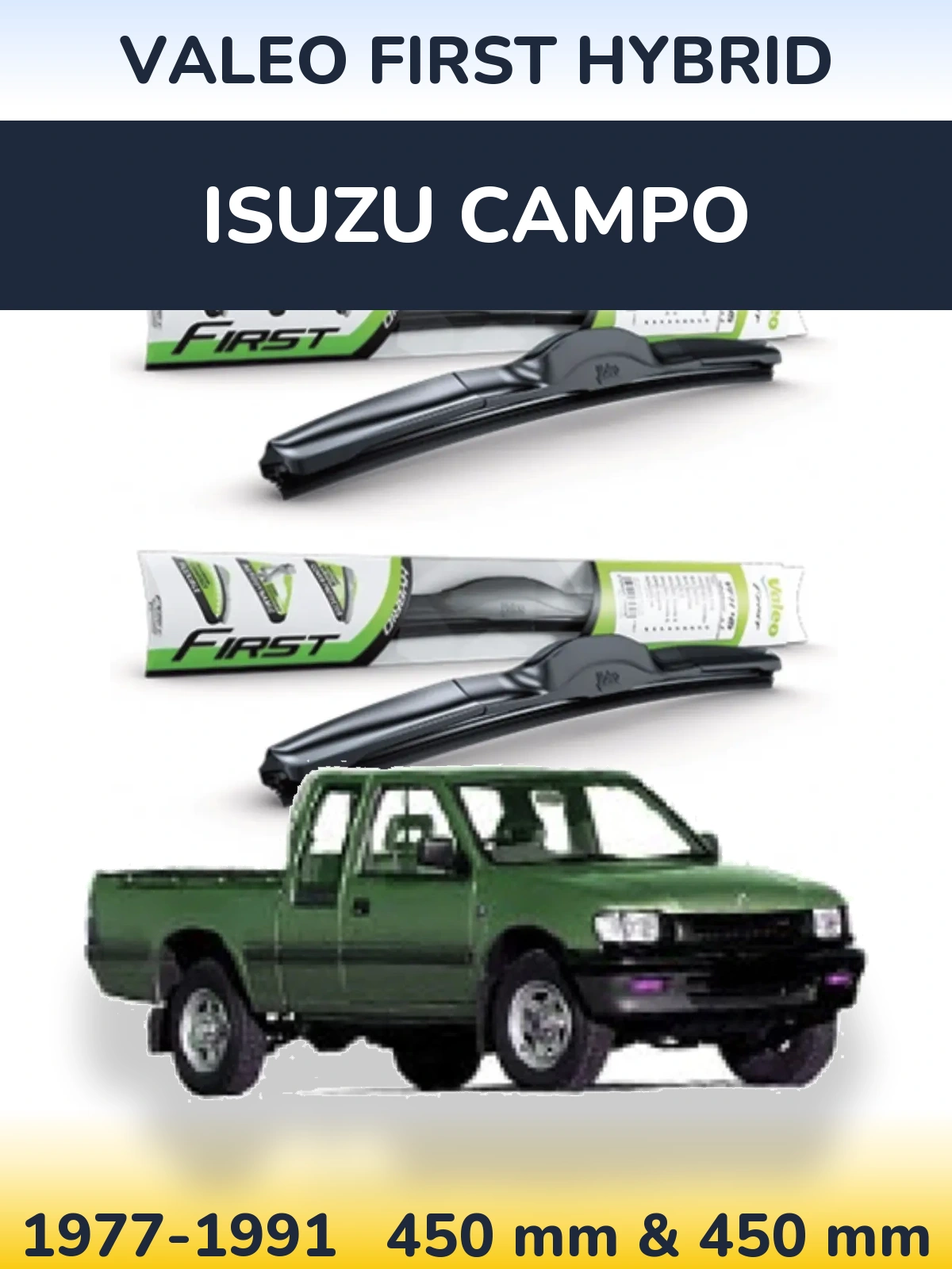 Torkarblad Valeo First Hybrid för Isuzu Campo
