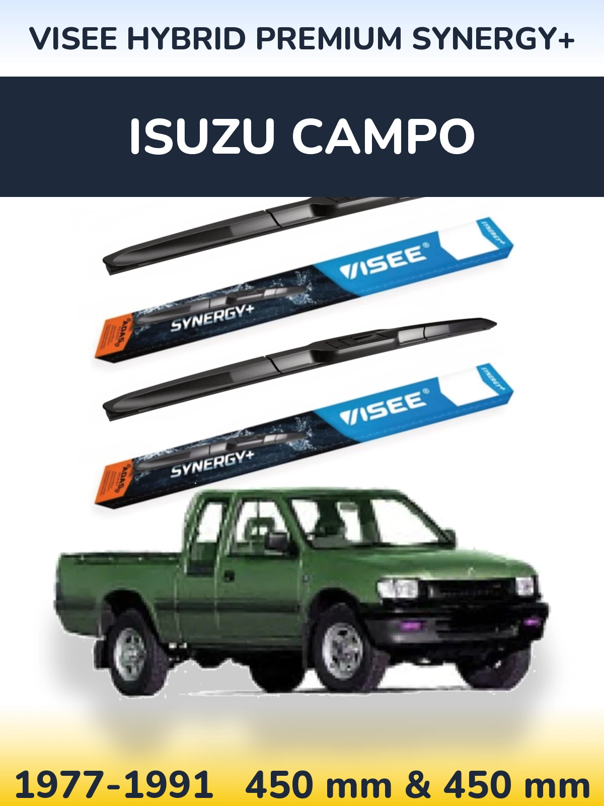 Torkarblad VISEE HYBRID PREMIUM SYNERGY+ för Isuzu Campo